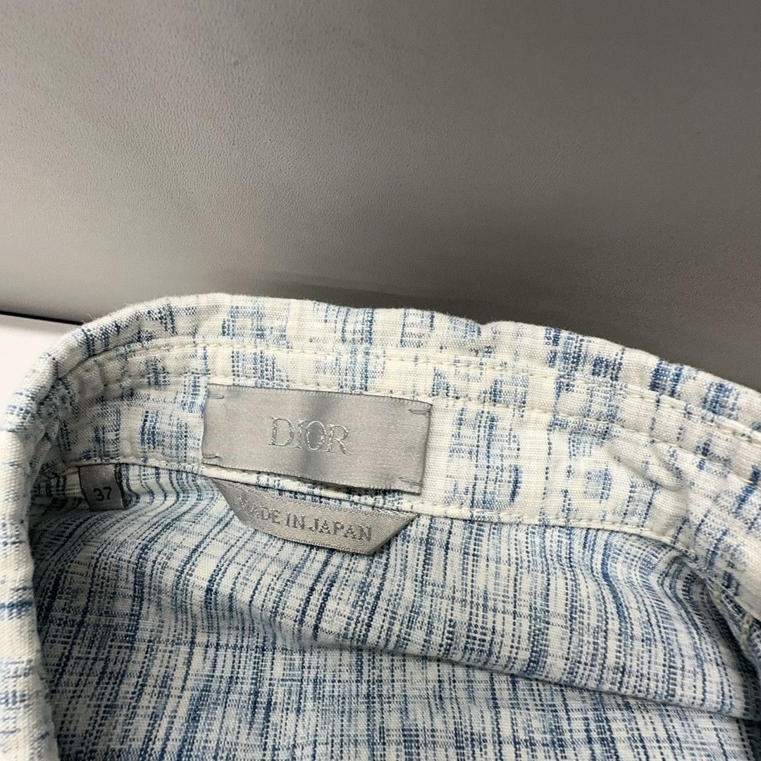 Dior Blue Long Sleeve Shirt in Size S Size US S / EU 44-46 / 1 - 3 Thumbnail