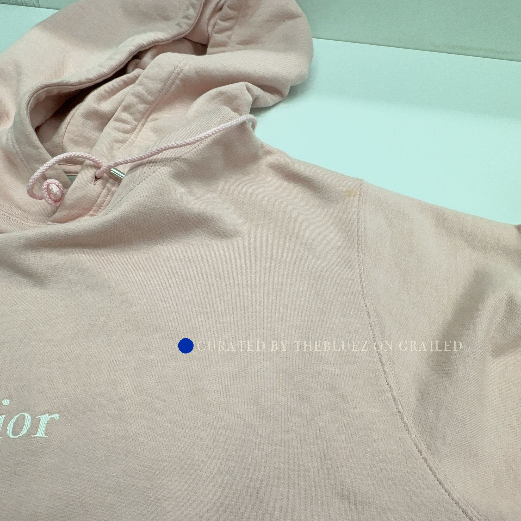 Dior Embroidered Pink Hoodie Size US L / EU 52-54 / 3 - 8 Thumbnail