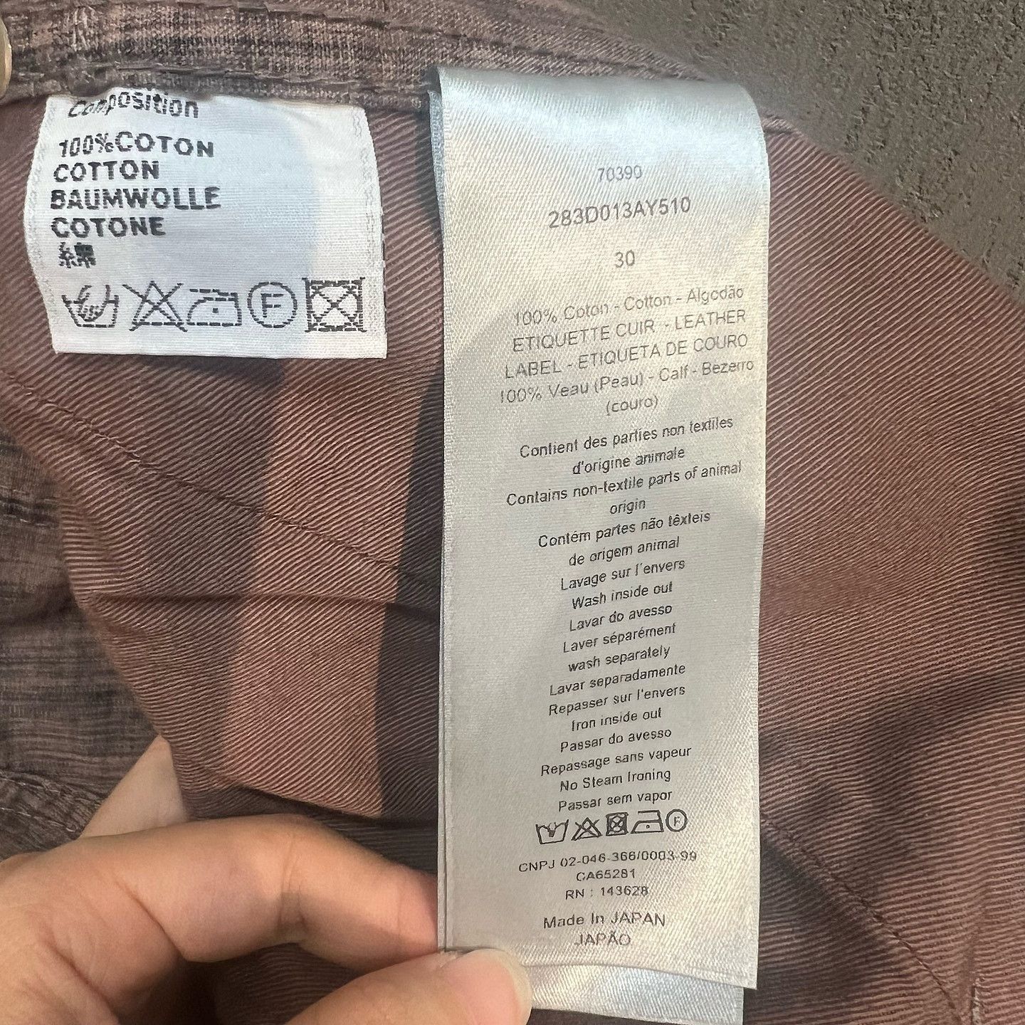 Dior Utility Shorts in Rich Brown Size US 30 / EU 46 - 4 Thumbnail