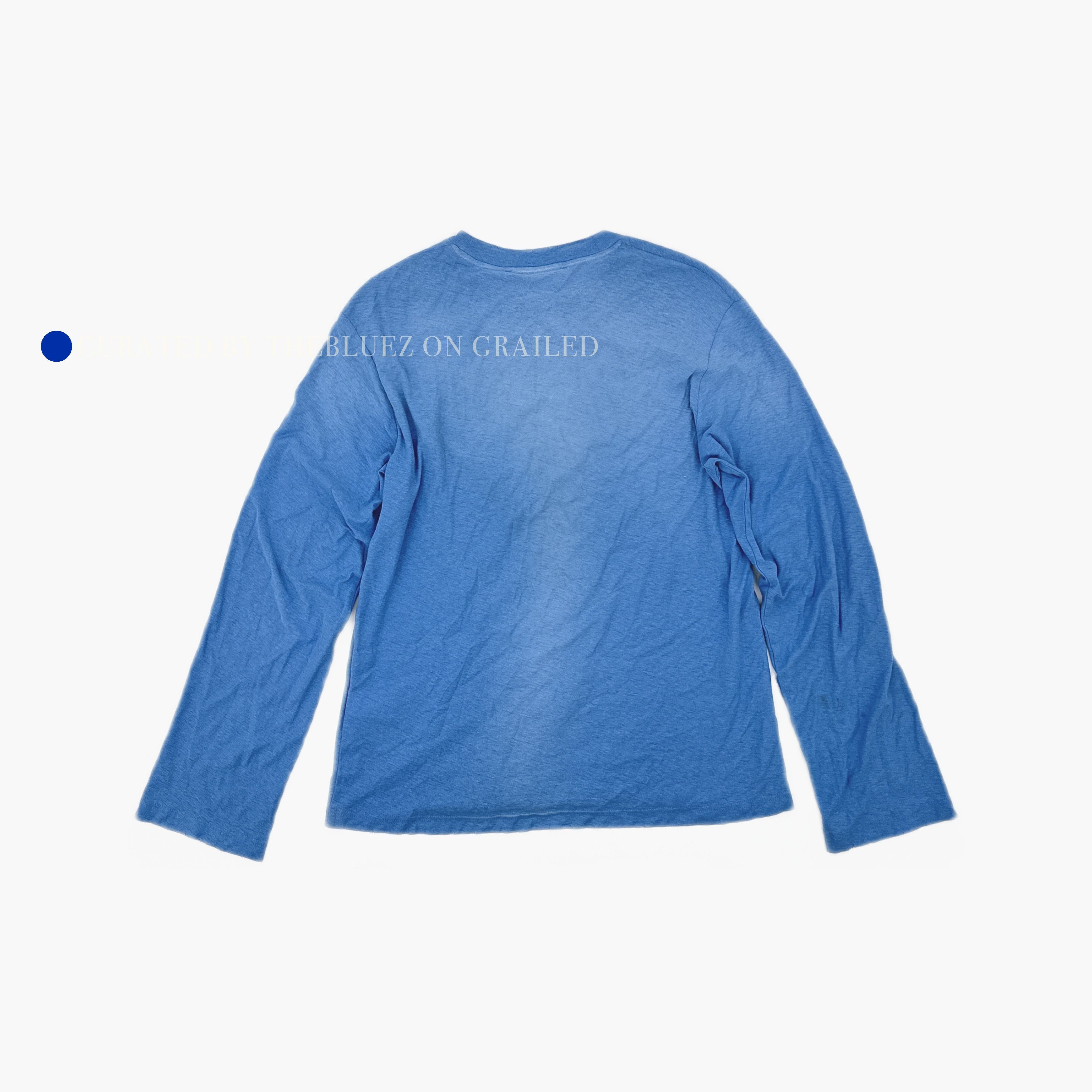 Acne Studios Stockholm 1996 Long Sleeve T-Shirt in Blue Size US XS / EU 42 / 0 - 2 Thumbnail