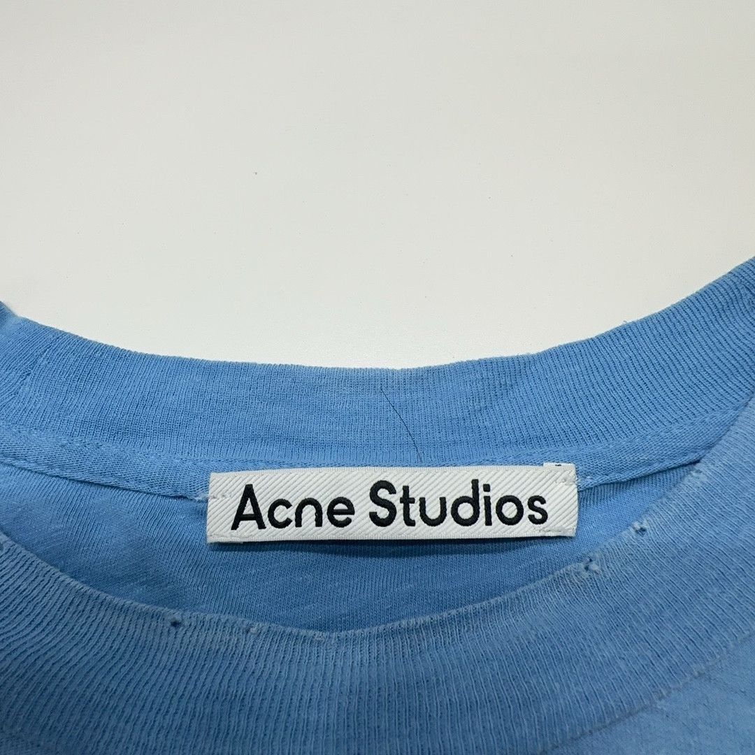 Acne Studios Stockholm 1996 Long Sleeve T-Shirt in Blue Size US XS / EU 42 / 0 - 3 Thumbnail