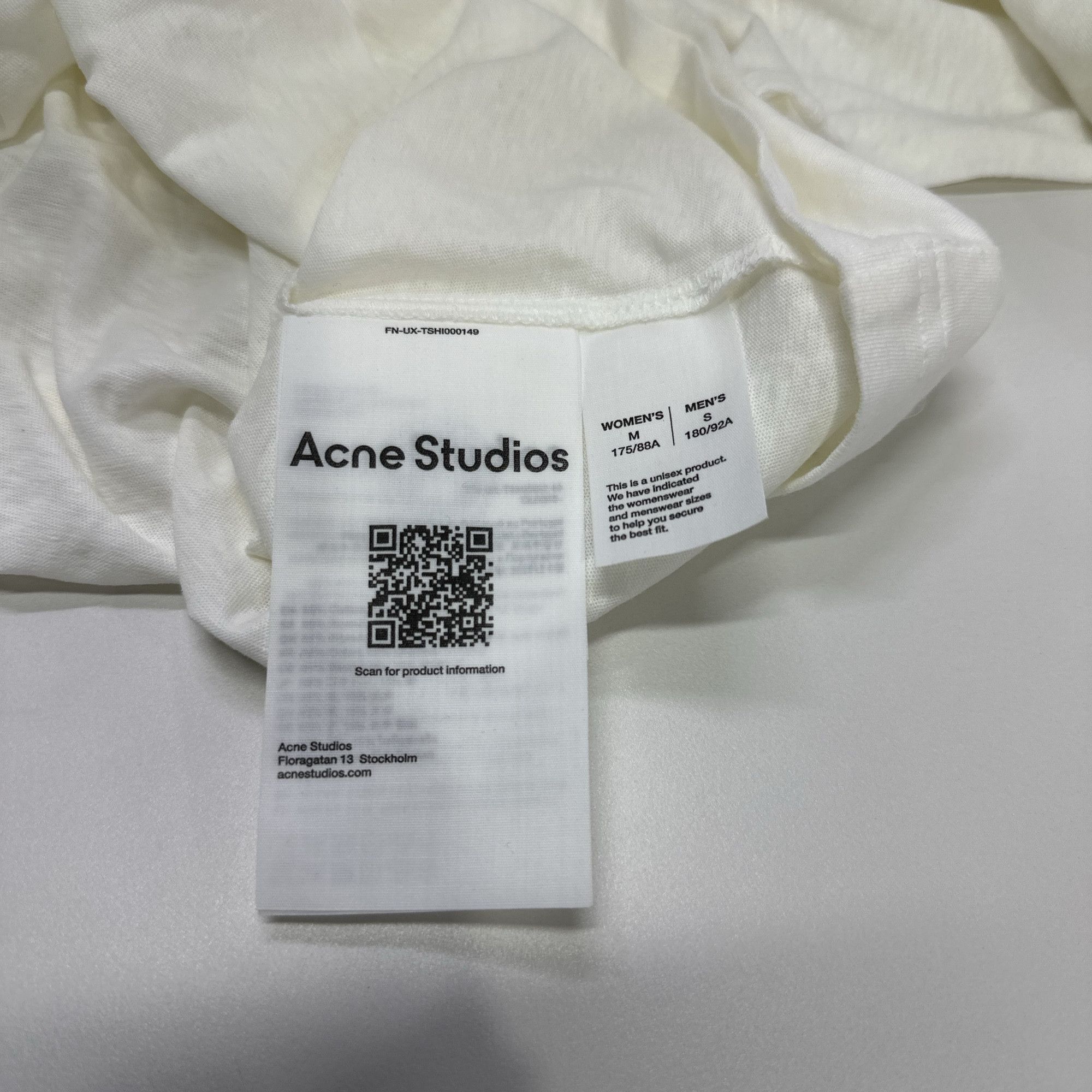 Acne Studios Minimalist Graphic Logo Tee Size US S / EU 44-46 / 1 - 4 Thumbnail