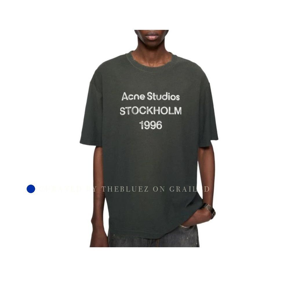 Acne Studios Stockholm 1996 Logo T-Shirt in Black Size US M / EU 48-50 / 2 - 5 Thumbnail
