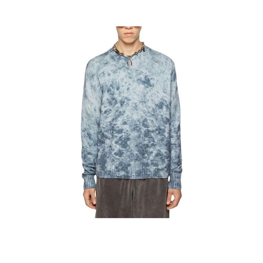 Acne Studios Tie-Dye Knit Sweater in Blue Size US M / EU 48-50 / 2 - 5 Thumbnail