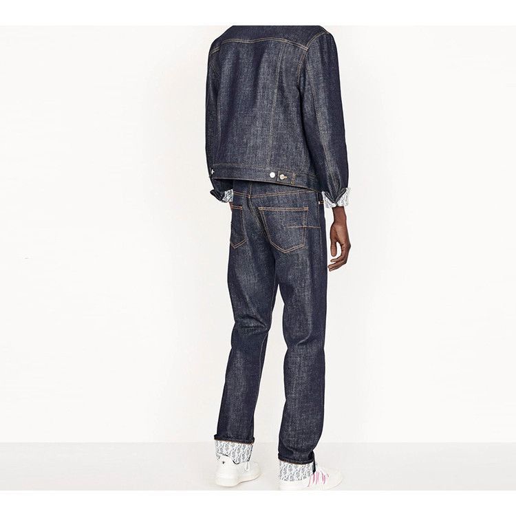 Dior Vintage Denim Jacket with Iconic Lining Size US XS / EU 42 / 0 - 6 Thumbnail