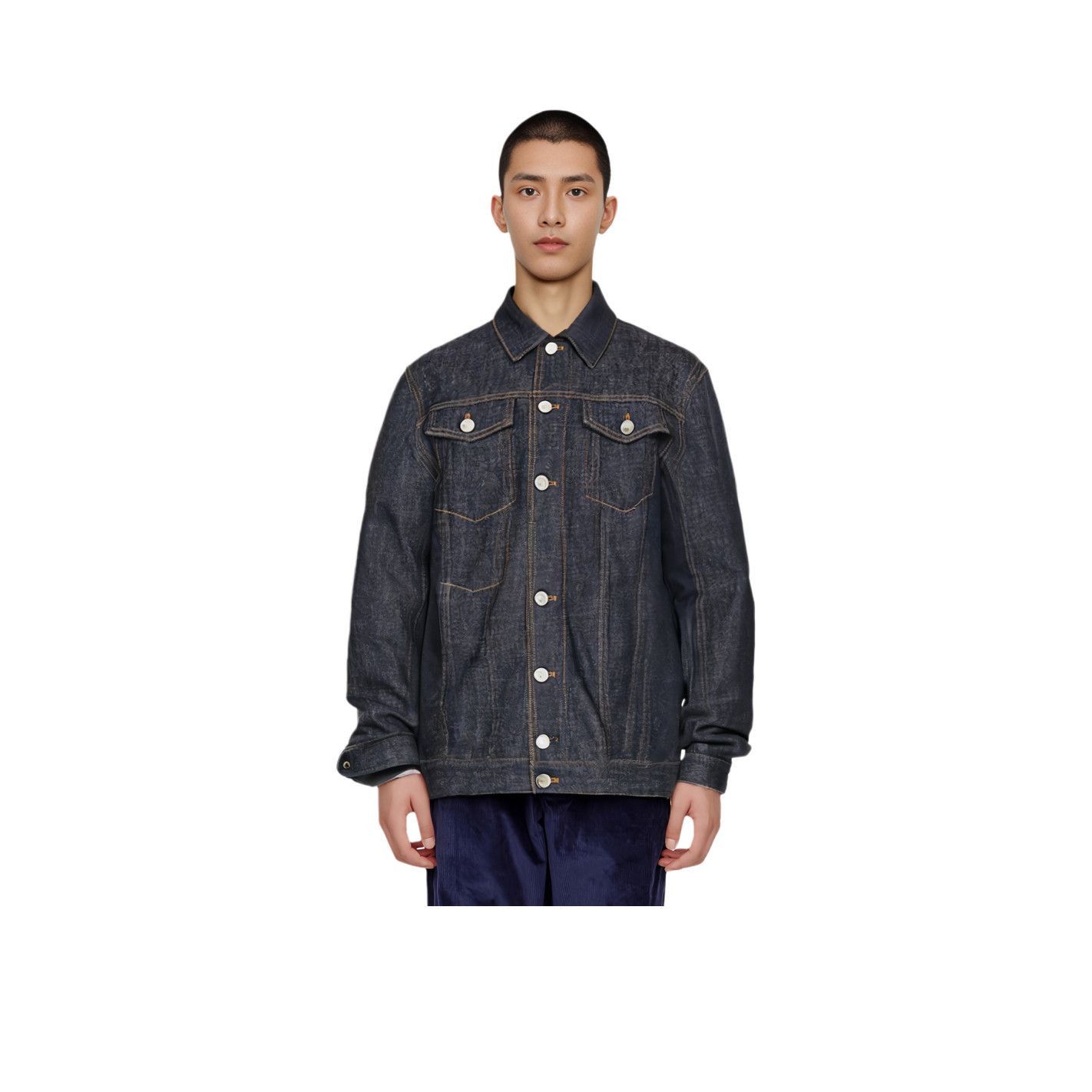 Dior Vintage Denim Jacket with Iconic Lining Size US XS / EU 42 / 0 - 5 Thumbnail