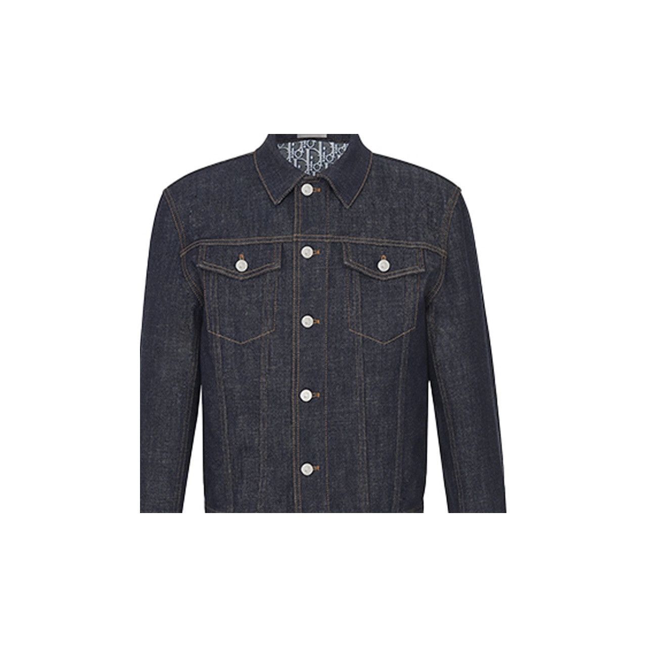 Dior Vintage Denim Jacket with Iconic Lining Size US XS / EU 42 / 0 - 7 Thumbnail