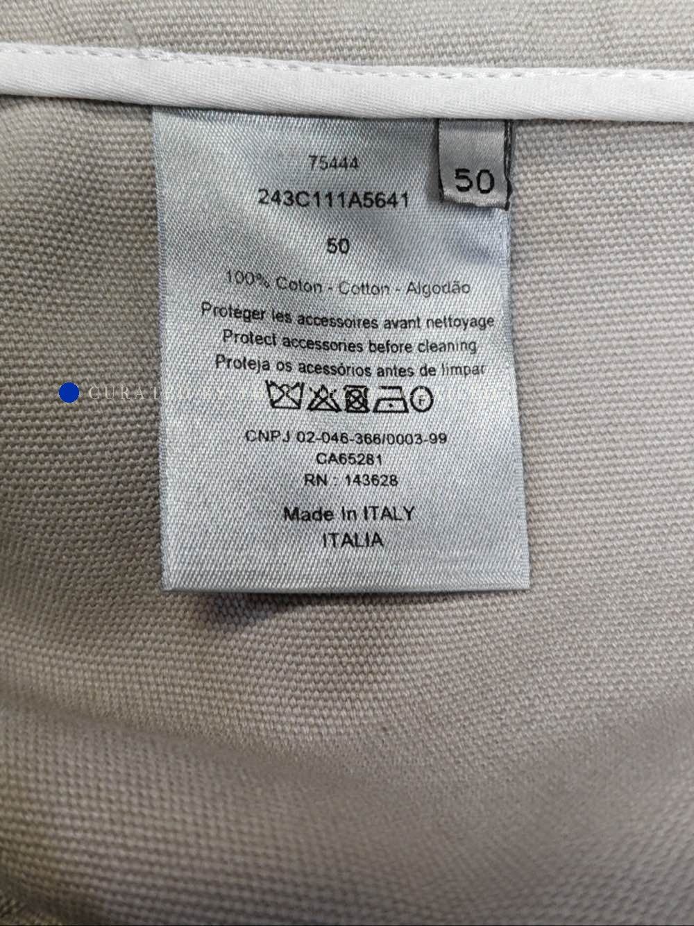 Dior Stylish Gray Buckle Casual Pants Size 34 Size US 34 / EU 50 - 4 Thumbnail