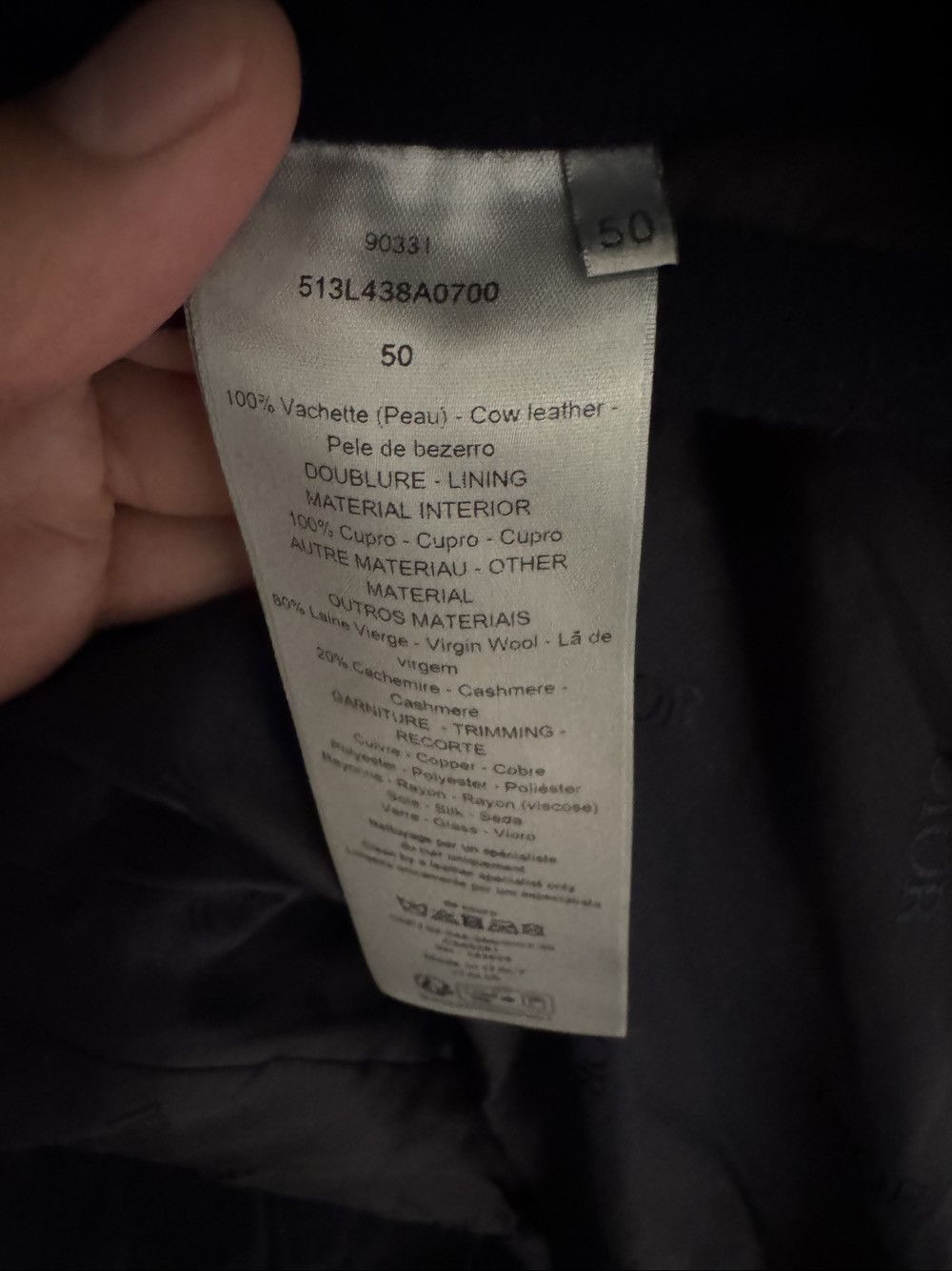 Dior Embroidered Wool Varsity Jacket in Blue Size US M / EU 48-50 / 2 - 4 Thumbnail