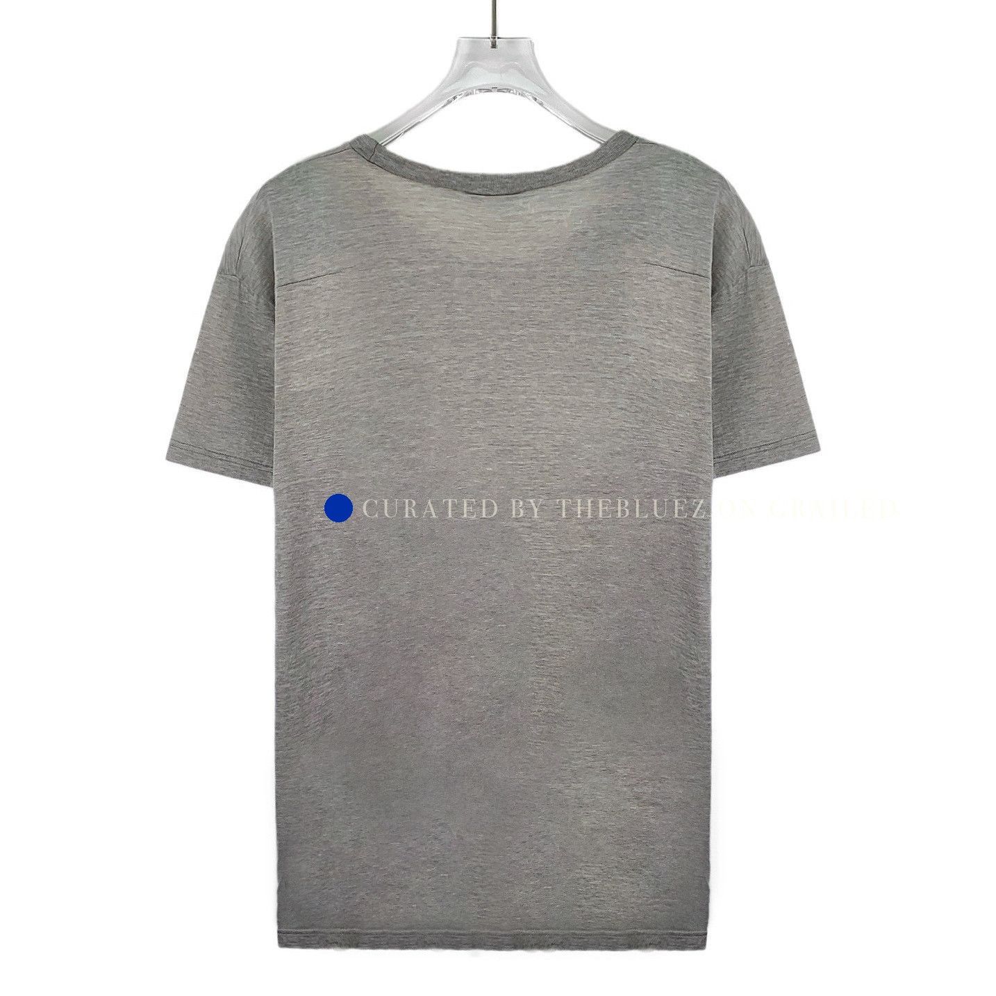 Dior Gray Bee Embroidered Short Sleeve T-Shirt Size US M / EU 48-50 / 2 - 2 Thumbnail