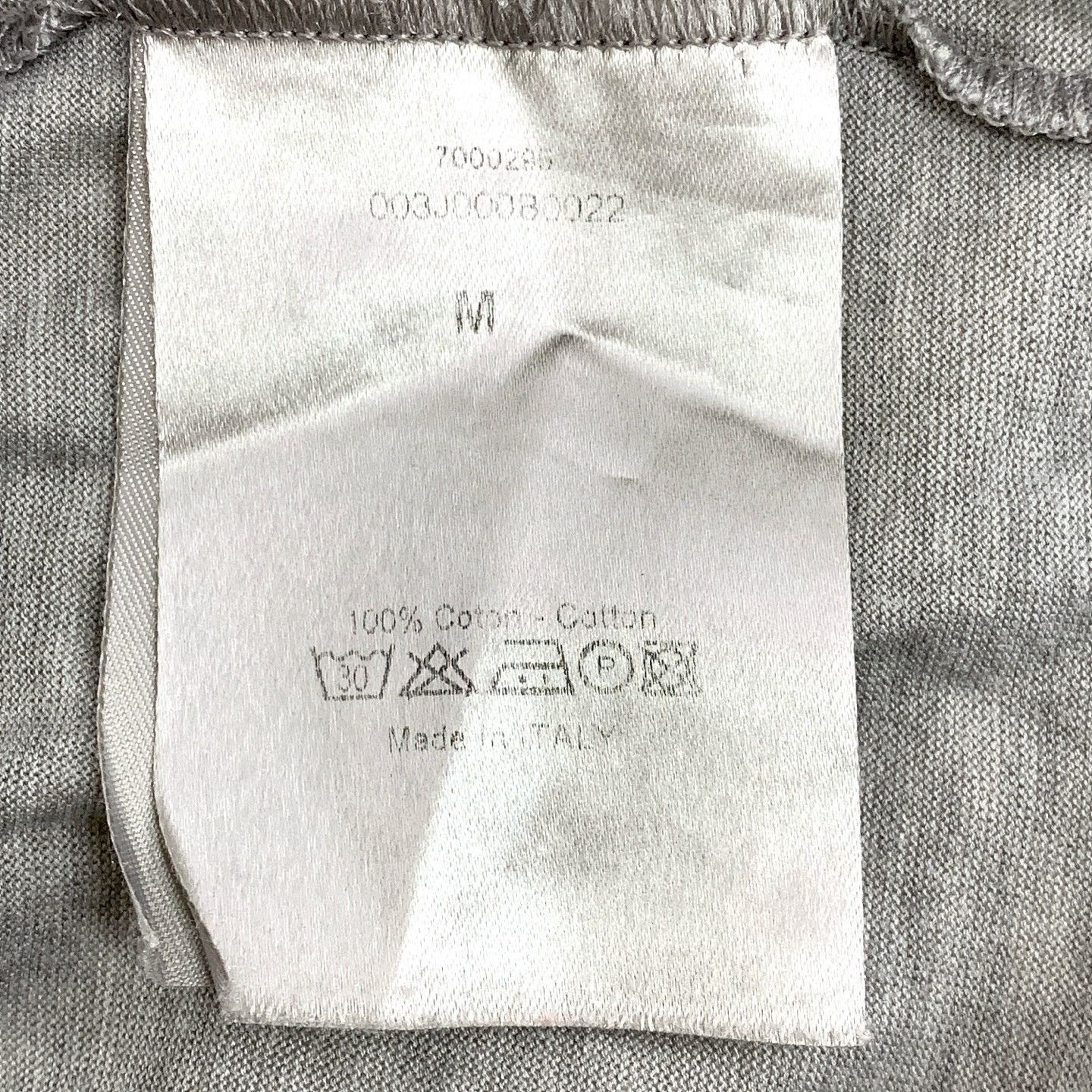Dior Gray Bee Embroidered Short Sleeve T-Shirt Size US M / EU 48-50 / 2 - 4 Thumbnail