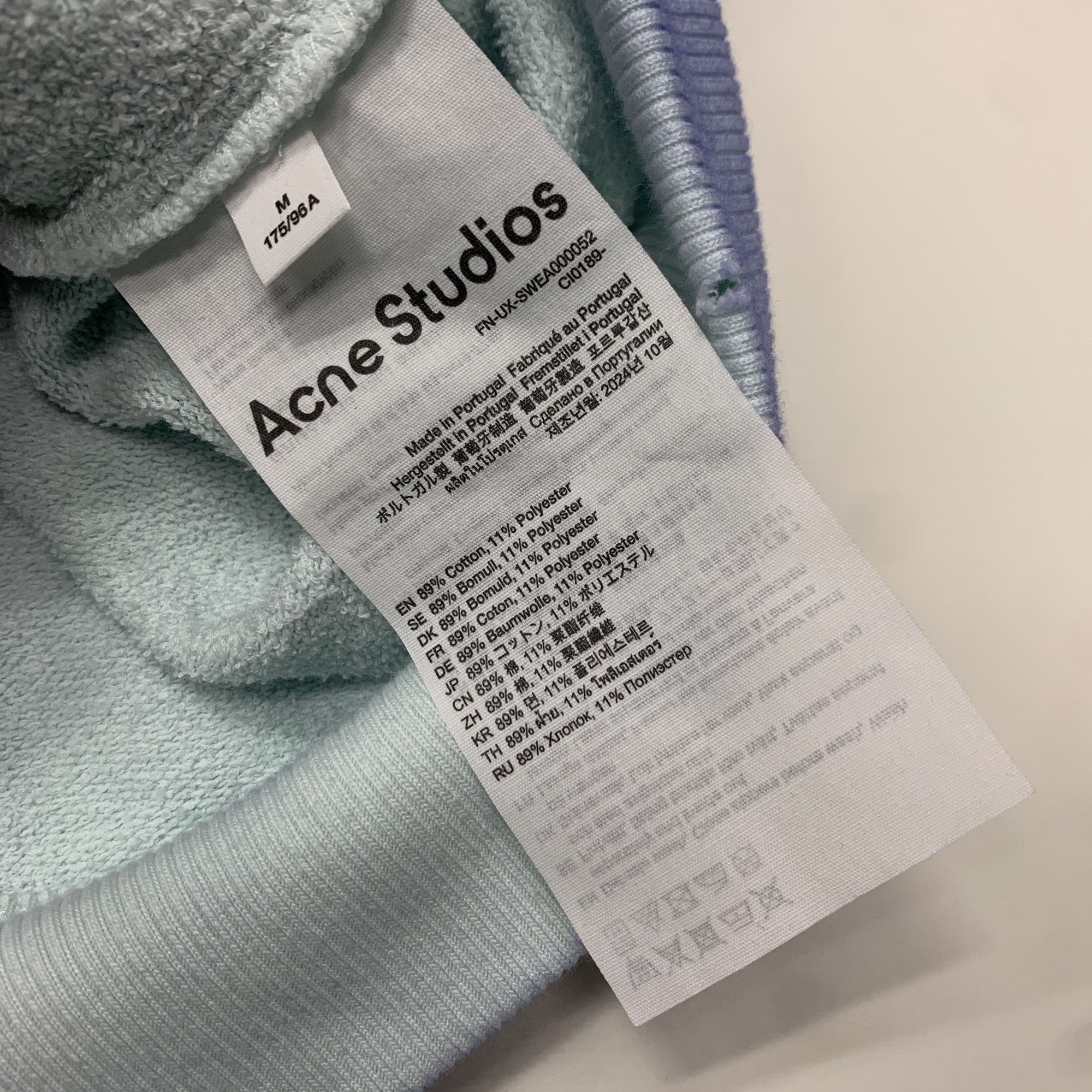 Acne Studios Lightweight Blue Bomber Jacket Size US M / EU 48-50 / 2 - 2 Thumbnail