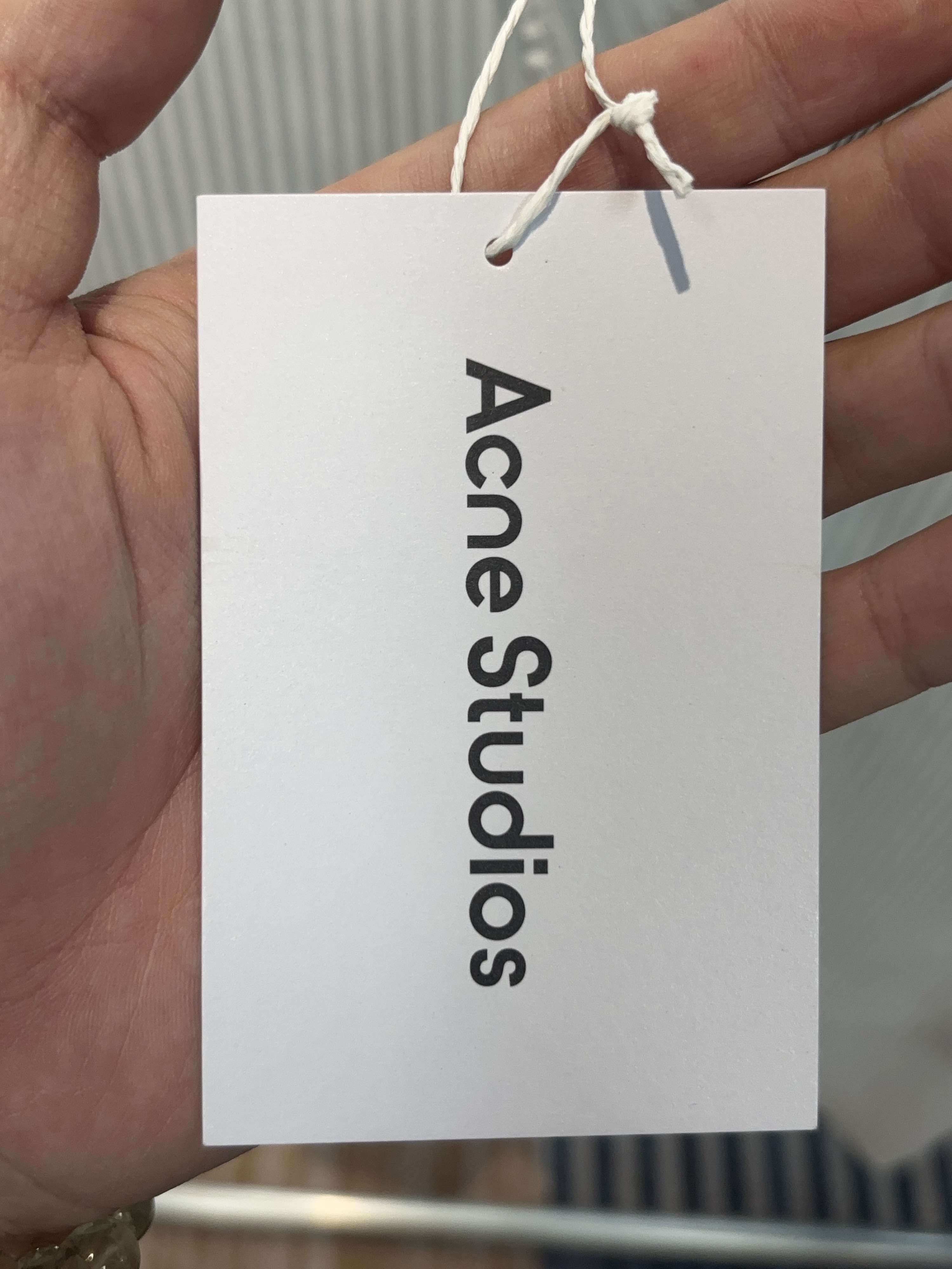 Acne Studios Striped Short Sleeve Shirt in White Size US S / EU 44-46 / 1 - 5 Thumbnail