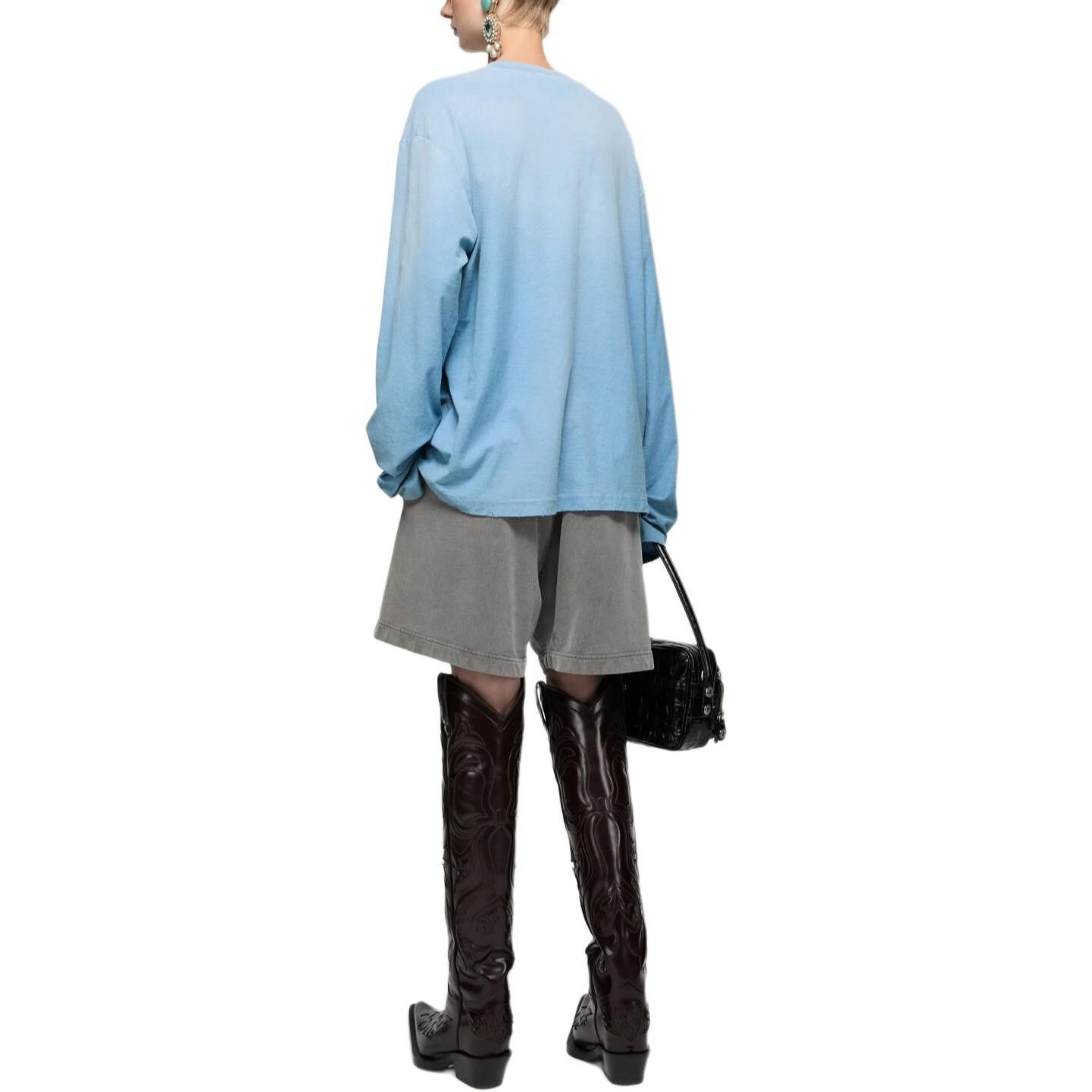 Acne Studios Stockholm 1996 Long Sleeve Tee in Blue Size US XS / EU 42 / 0 - 11 Thumbnail