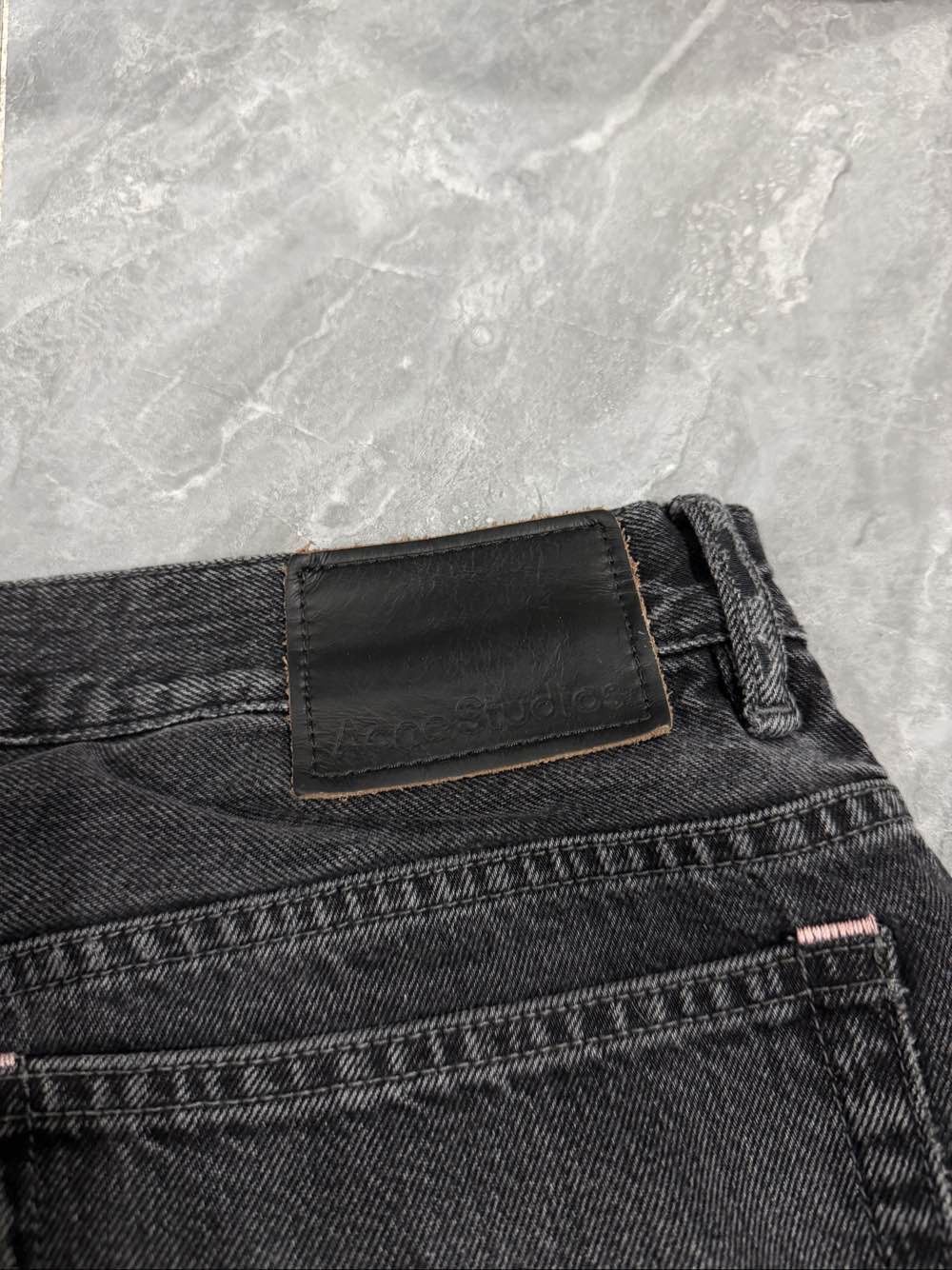 Acne Studios Vintage Black Denim Jeans - Size 30 Size US 30 / EU 46 - 8 Thumbnail