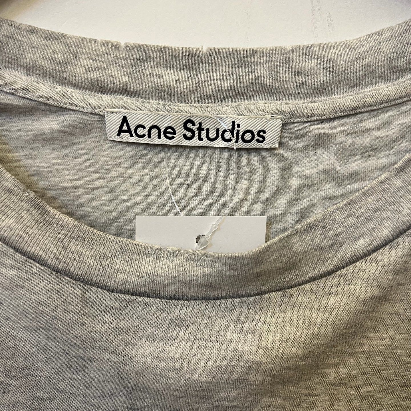 Acne Studios Short Sleeve Gray T-Shirt with Iconic Graphic Size US L / EU 52-54 / 3 - 3 Thumbnail