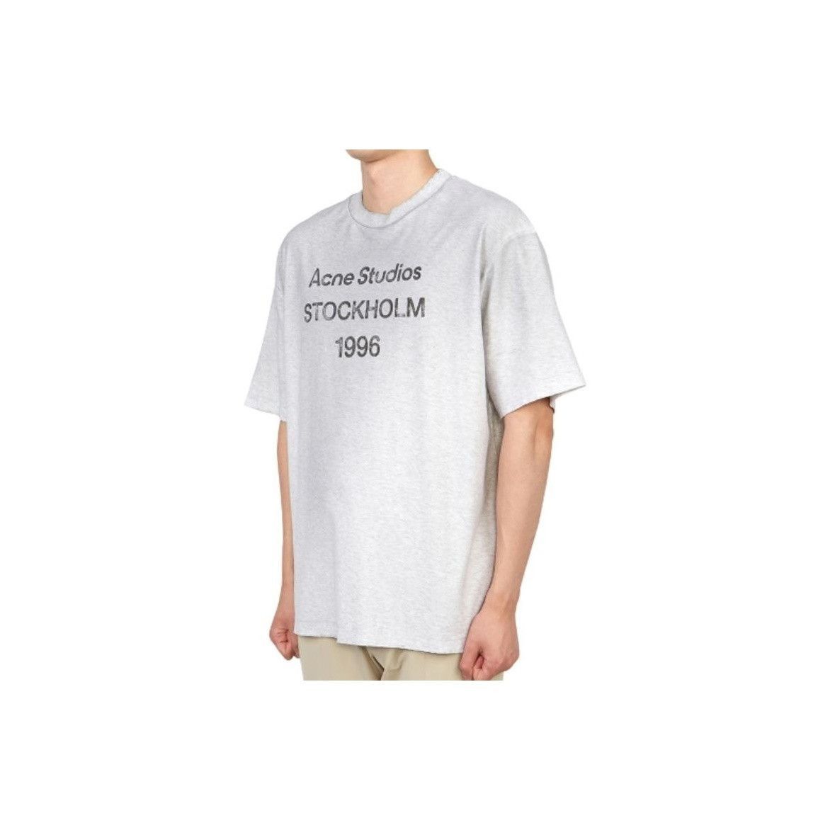 Acne Studios Short Sleeve Gray T-Shirt with Iconic Graphic Size US L / EU 52-54 / 3 - 8 Thumbnail