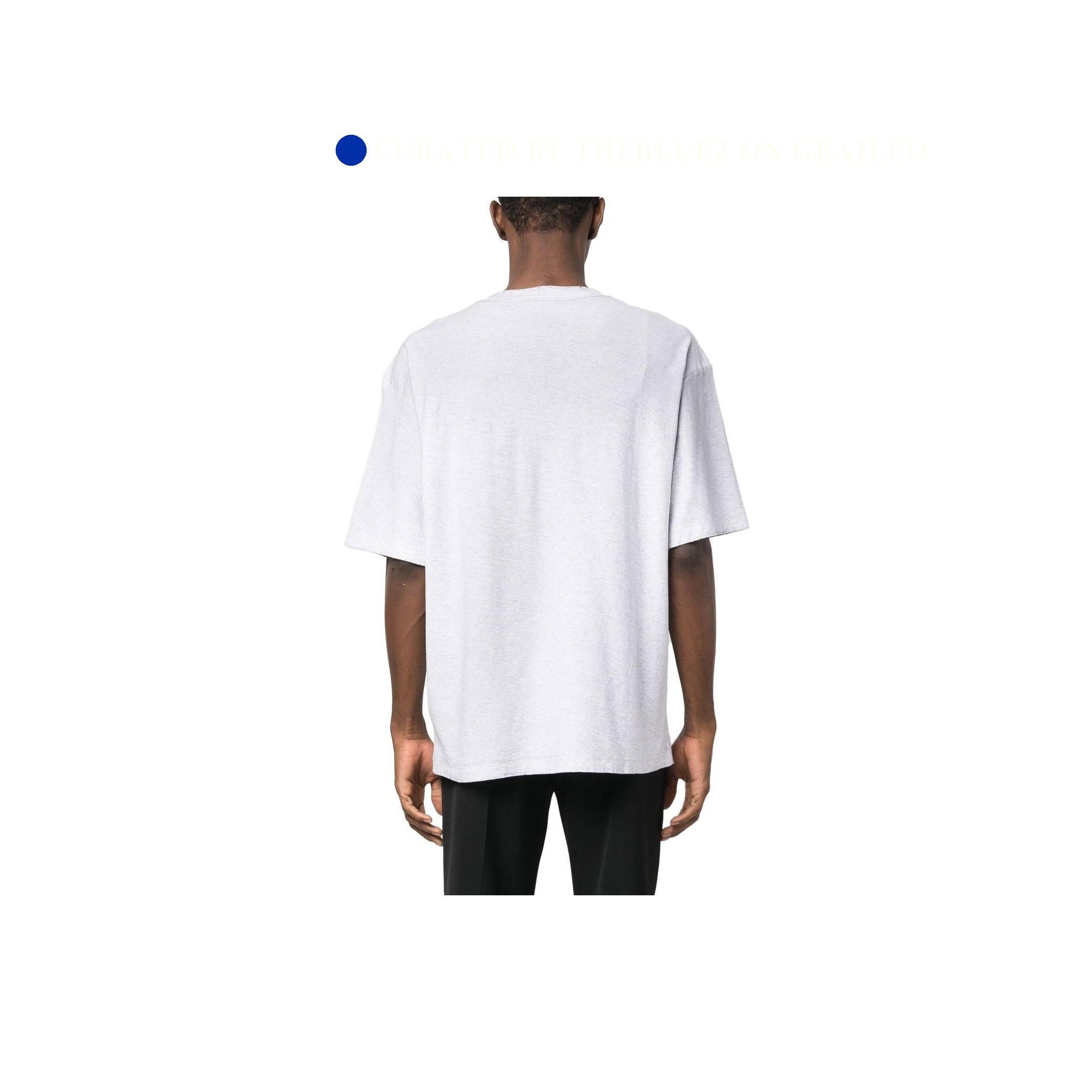 Acne Studios Short Sleeve Gray T-Shirt with Iconic Graphic Size US L / EU 52-54 / 3 - 9 Thumbnail