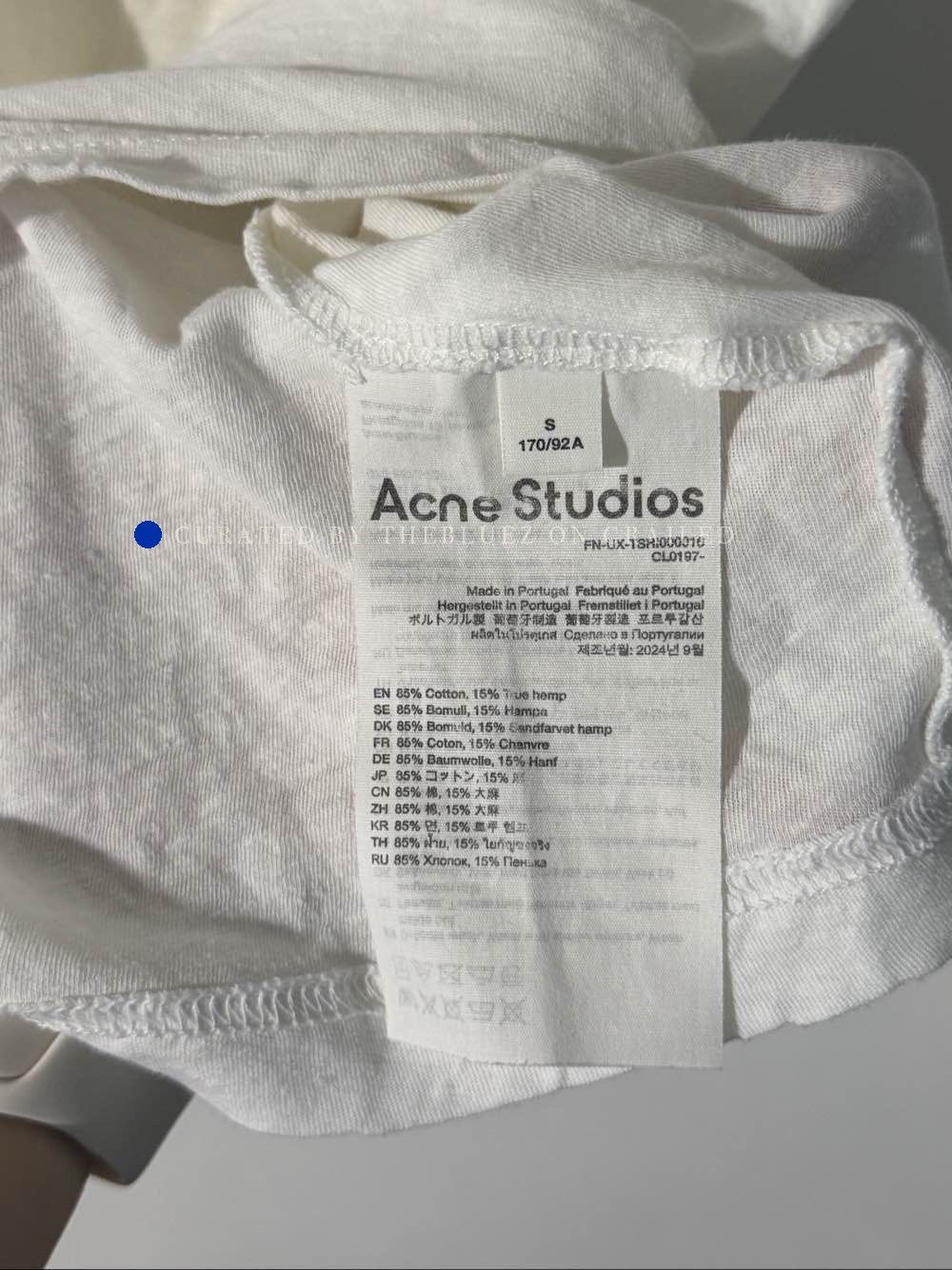 Acne Studios Logo Long Sleeve T-Shirt in White Size US S / EU 44-46 / 1 - 4 Thumbnail