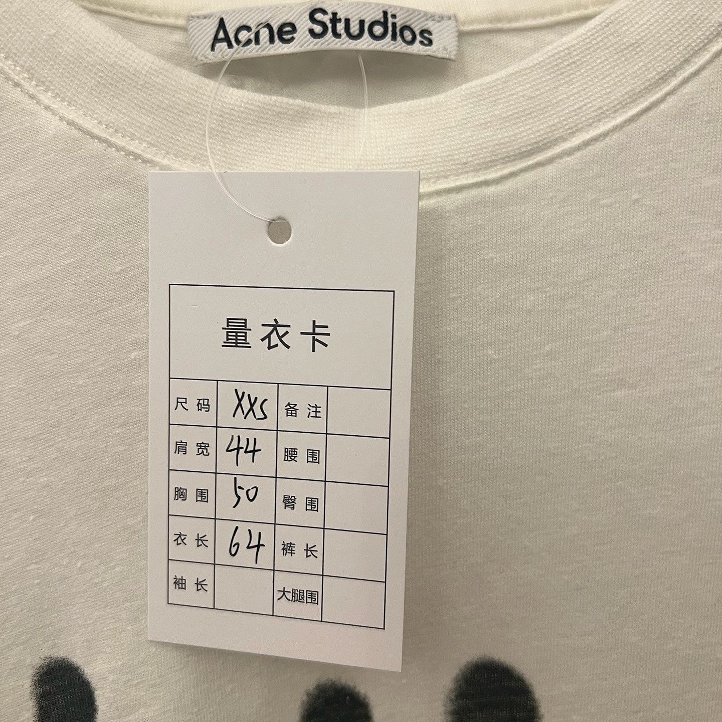 Acne Studios Minimalistic White Long Sleeve Tee Size US XXS / EU 40 - 5 Thumbnail