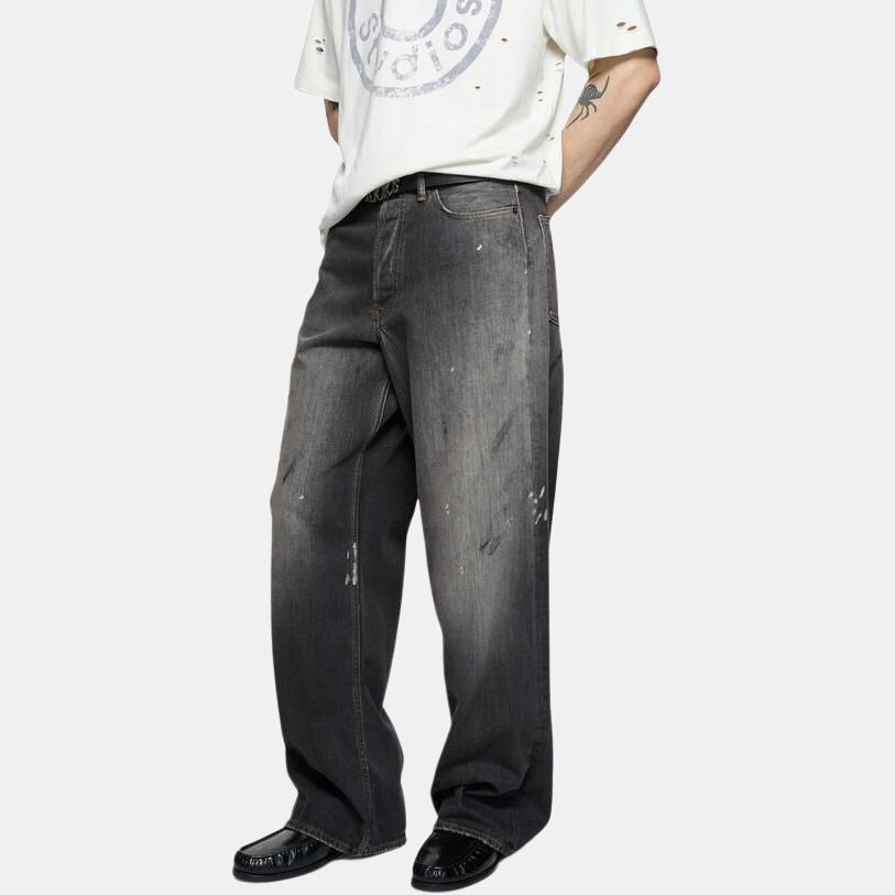 Acne Studios Black Washed Denim Jeans in Size 36 Size US 36 / EU 52 - 8 Thumbnail
