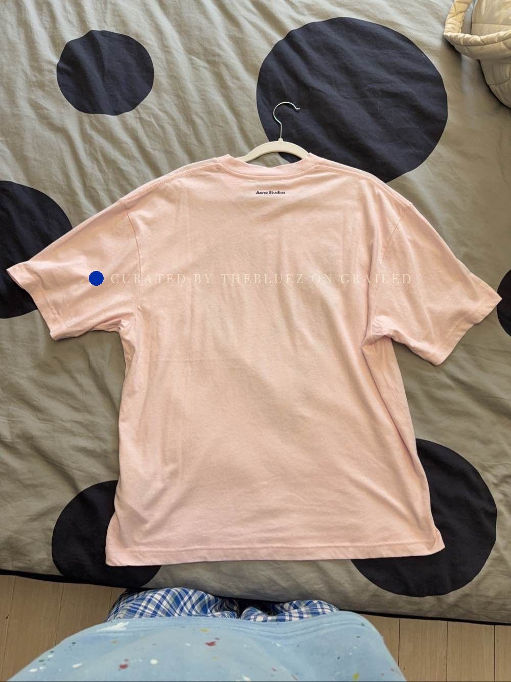 Acne Studios Heart Logo Tee in Soft Pink Size US S / EU 44-46 / 1 - 2 Thumbnail