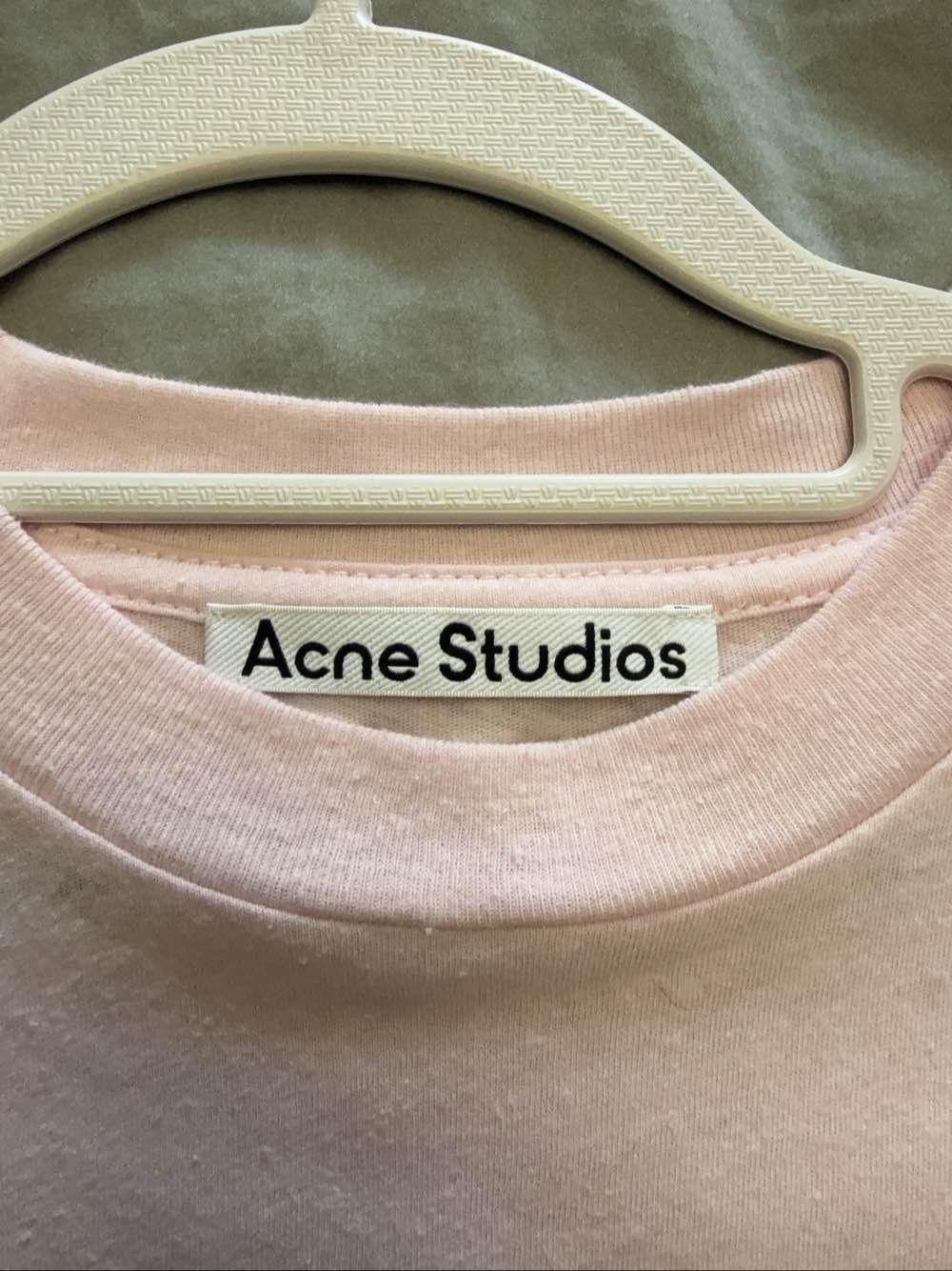 Acne Studios Heart Logo Tee in Soft Pink Size US S / EU 44-46 / 1 - 3 Thumbnail