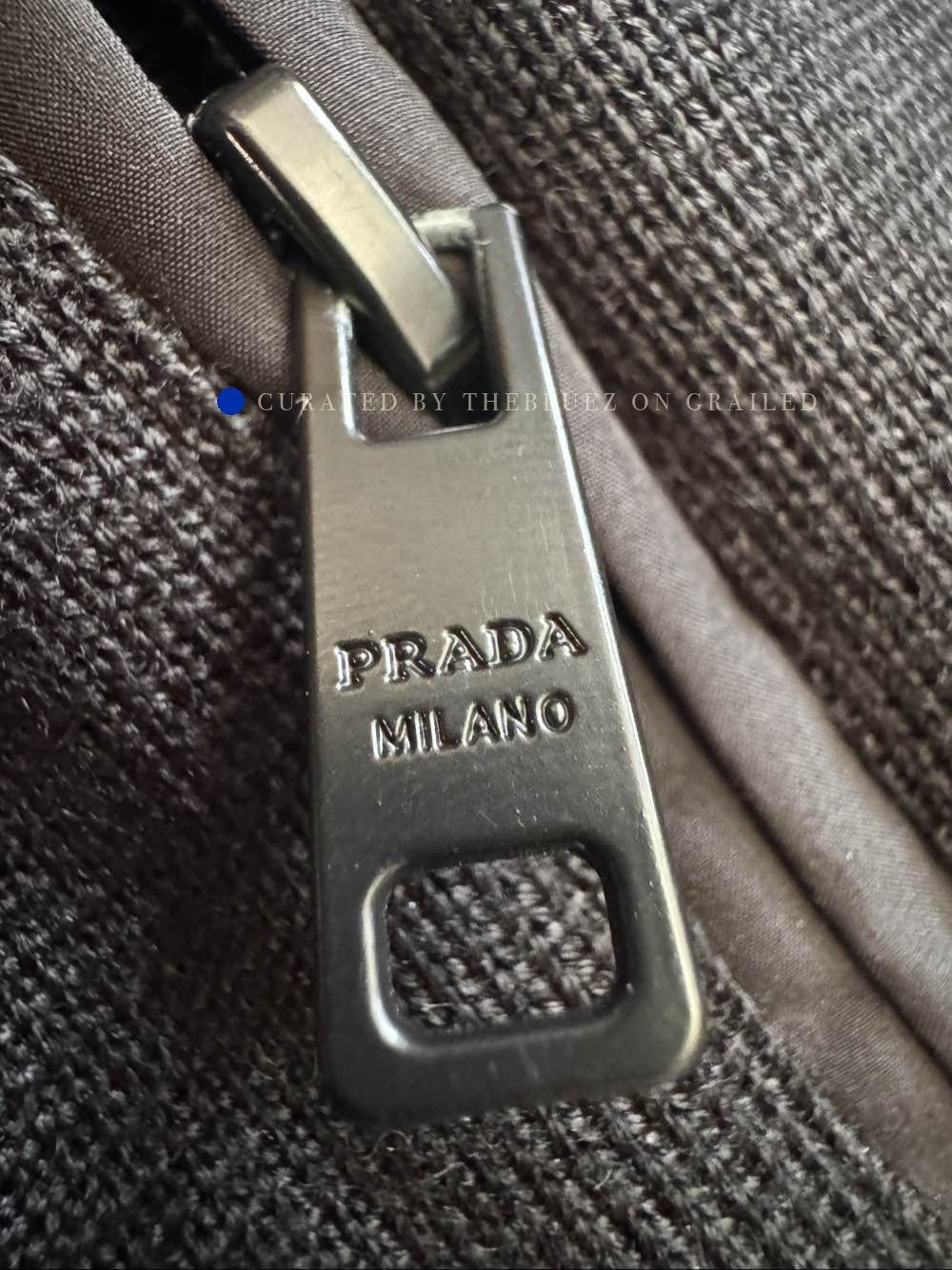 Prada Black Hooded Jacket with Logo Patch Size US S / EU 44-46 / 1 - 8 Thumbnail