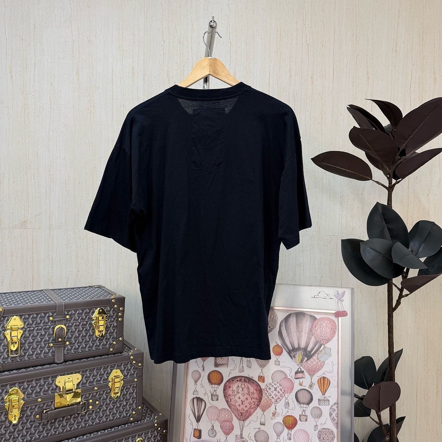 Prada Nylon Pocket Logo T-Shirt in Black Size US XL / EU 56 / 4 - 2 Thumbnail