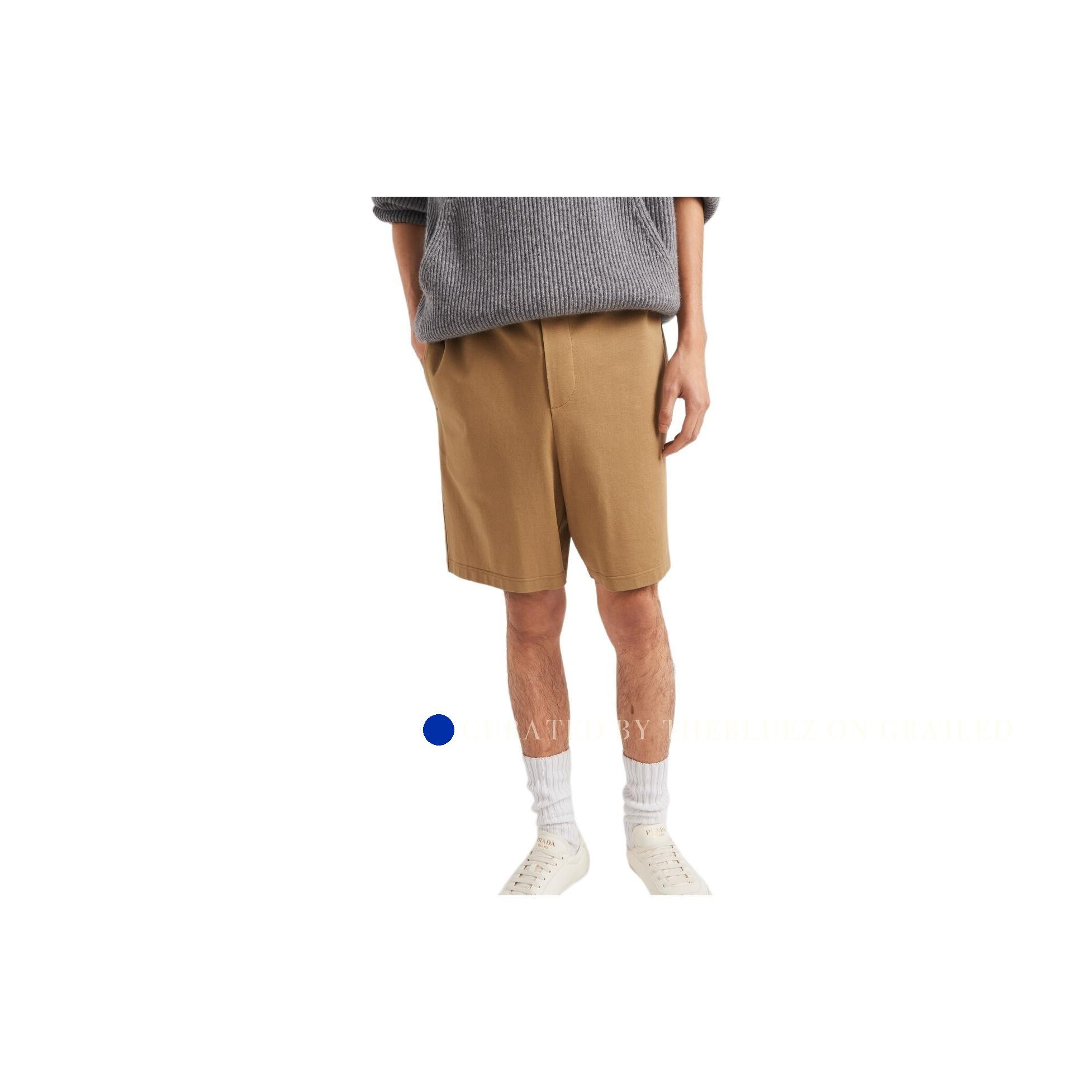 Prada Beige Casual Piquet Shorts Size US 30 / EU 46 - 6 Thumbnail