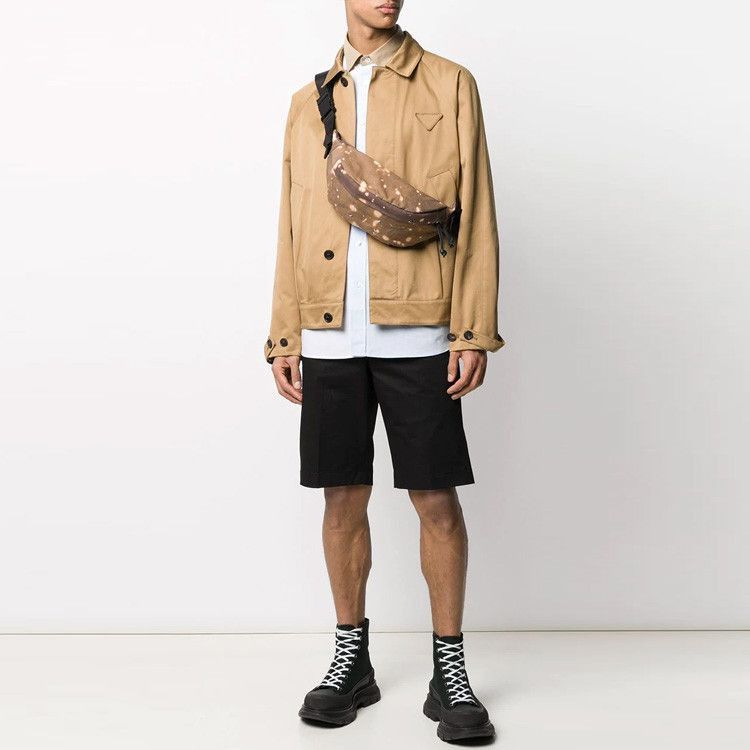 Prada Classic Black Cotton Shorts Size US 30 / EU 46 - 9 Thumbnail