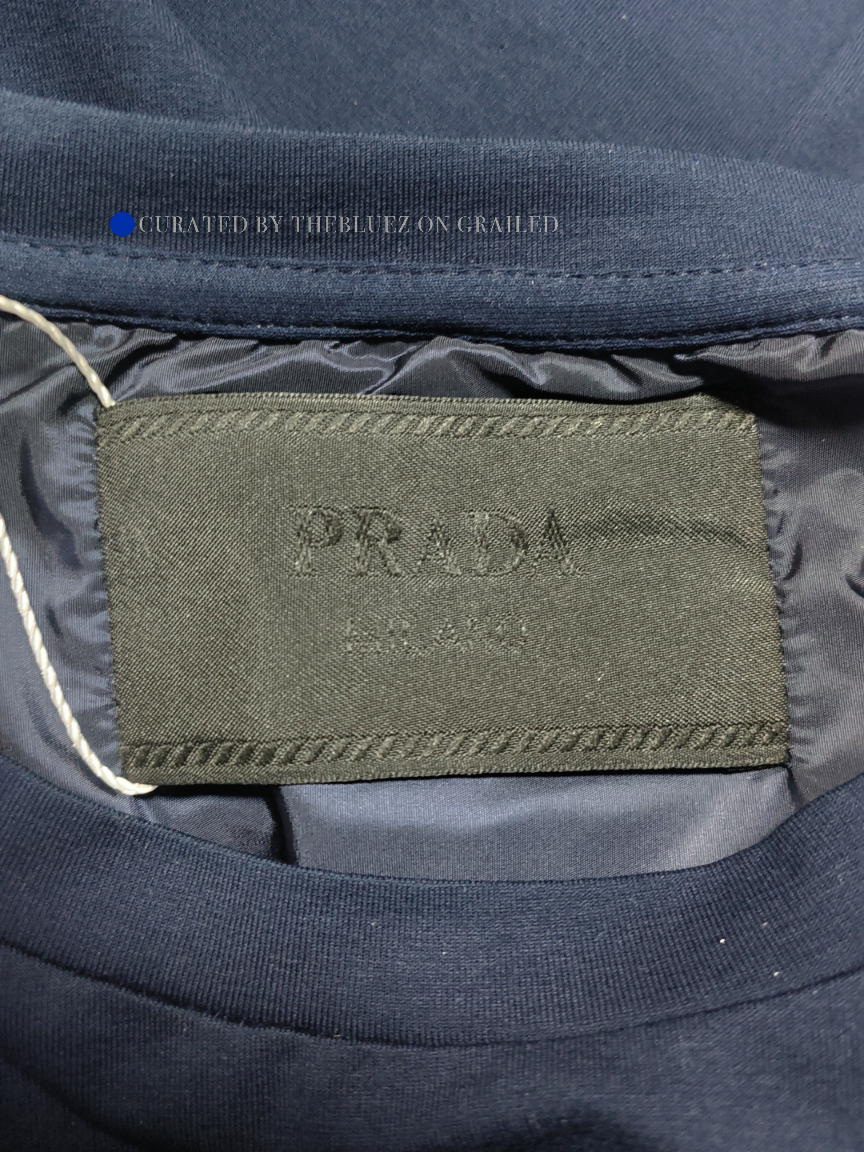Prada Stylish Blue Pocket T-Shirt Size US XS / EU 42 / 0 - 3 Thumbnail
