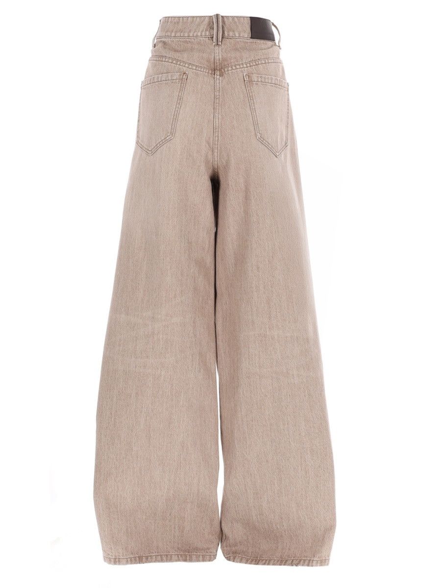 Brunello Cucinelli BRUNELLO CUCINELLI DENIM BARREL JEANS - BEIGE (IT 44) Size 30" / US 8 / IT 44 - 3 Thumbnail