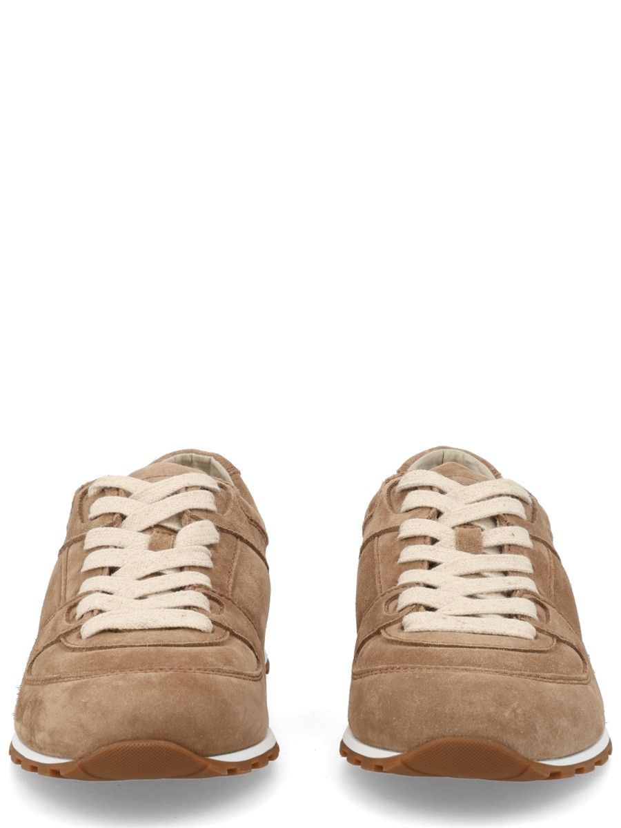 Brunello Cucinelli BRUNELLO CUCINELLI SUEDE SNEAKER - BROWN (IT 37) Size US 7 / IT 37 - 3 Thumbnail