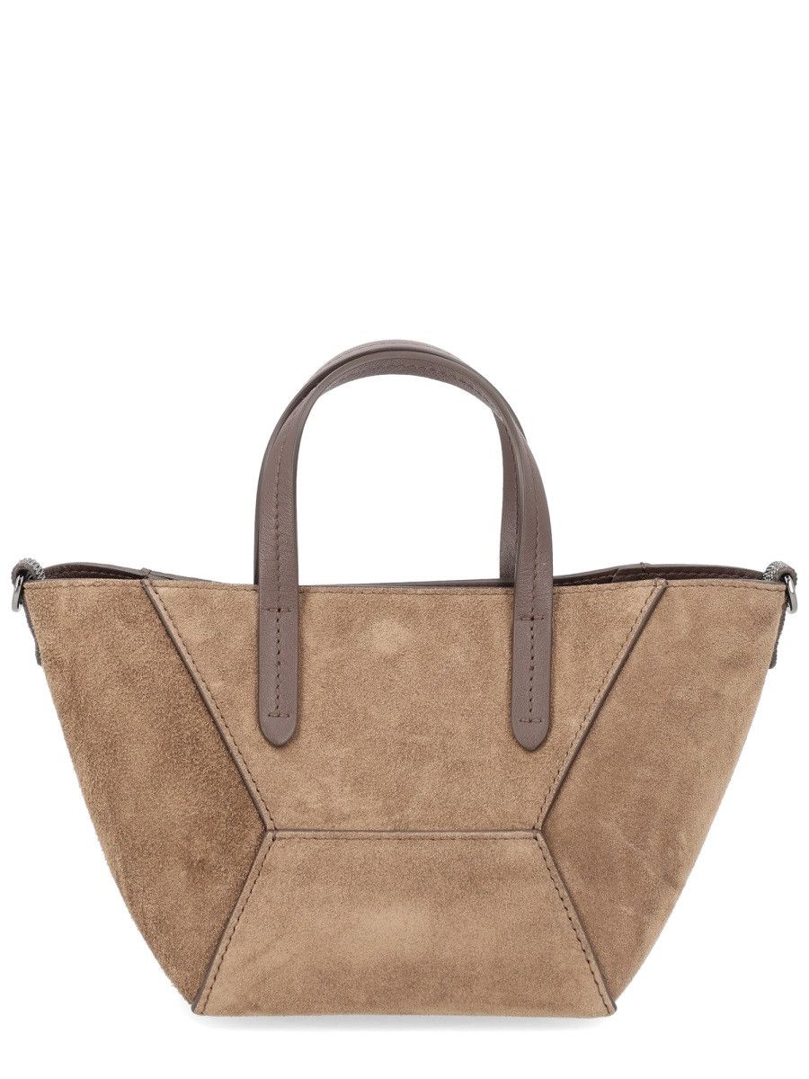 Brunello Cucinelli BRUNELLO CUCINELLI "BC DUO" MINI BAG - BROWN Size ONE SIZE - 3 Thumbnail