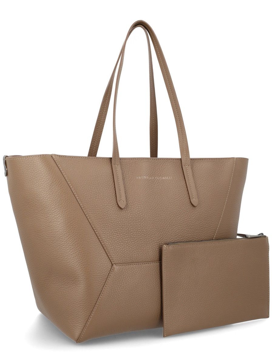 Brunello Cucinelli BRUNELLO CUCINELLI BAG "BC DUO" MEDIUM - BROWN Size ONE SIZE - 3 Thumbnail
