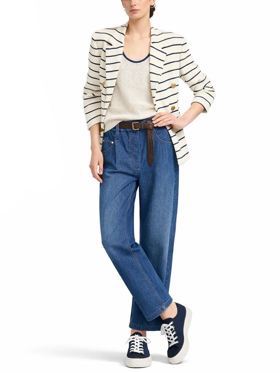 Brunello Cucinelli BRUNELLO CUCINELLI LIGHT DENIM JEANS - DENIM (IT 48) Size 34" / US 12 / IT 48 - 2 Thumbnail