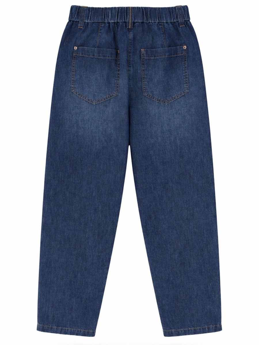 Brunello Cucinelli BRUNELLO CUCINELLI LIGHT DENIM JEANS - DENIM (IT 48) Size 34" / US 12 / IT 48 - 3 Thumbnail
