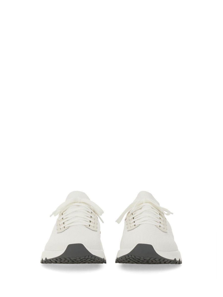 Brunello Cucinelli BRUNELLO CUCINELLI SNEAKER "RUNNER" - WHITE (IT 44) Size US 11 / EU 44 - 4 Thumbnail
