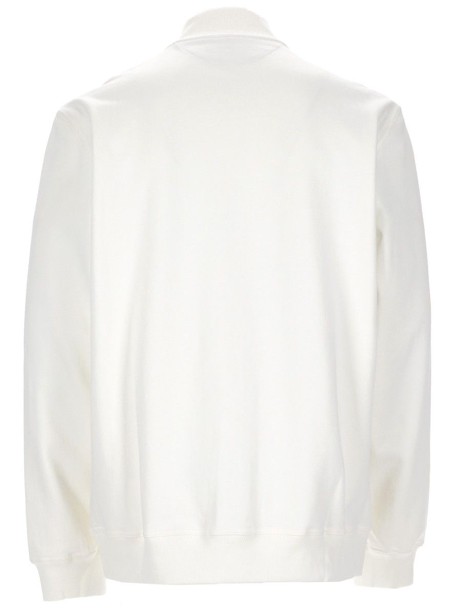 Brunello Cucinelli BRUNELLO CUCINELLI FELPA CON ZIP - WHITE Size US L / EU 52-54 / 3 - 2 Thumbnail