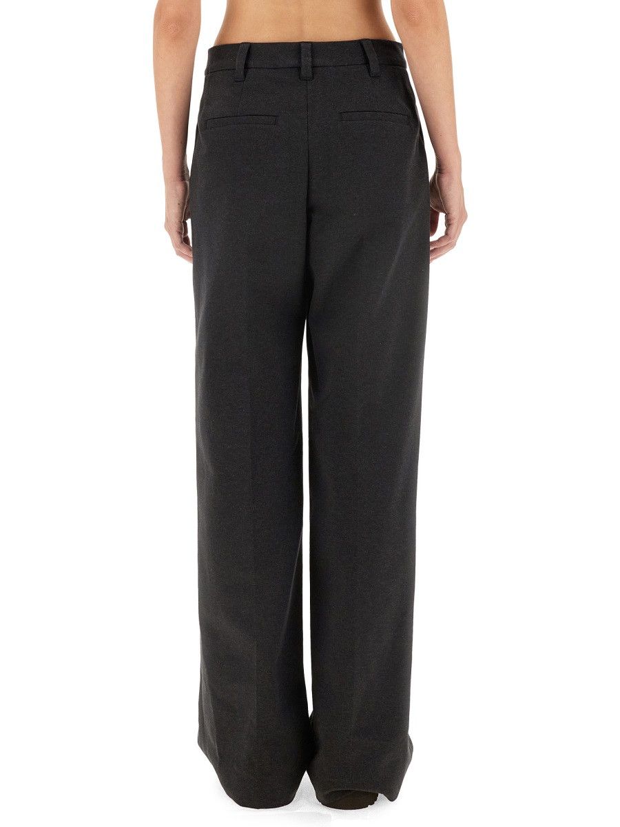 Brunello Cucinelli BRUNELLO CUCINELLI WIDE LEG PANTS - GREY (IT 42) Size 42" / US 20 - 3 Thumbnail