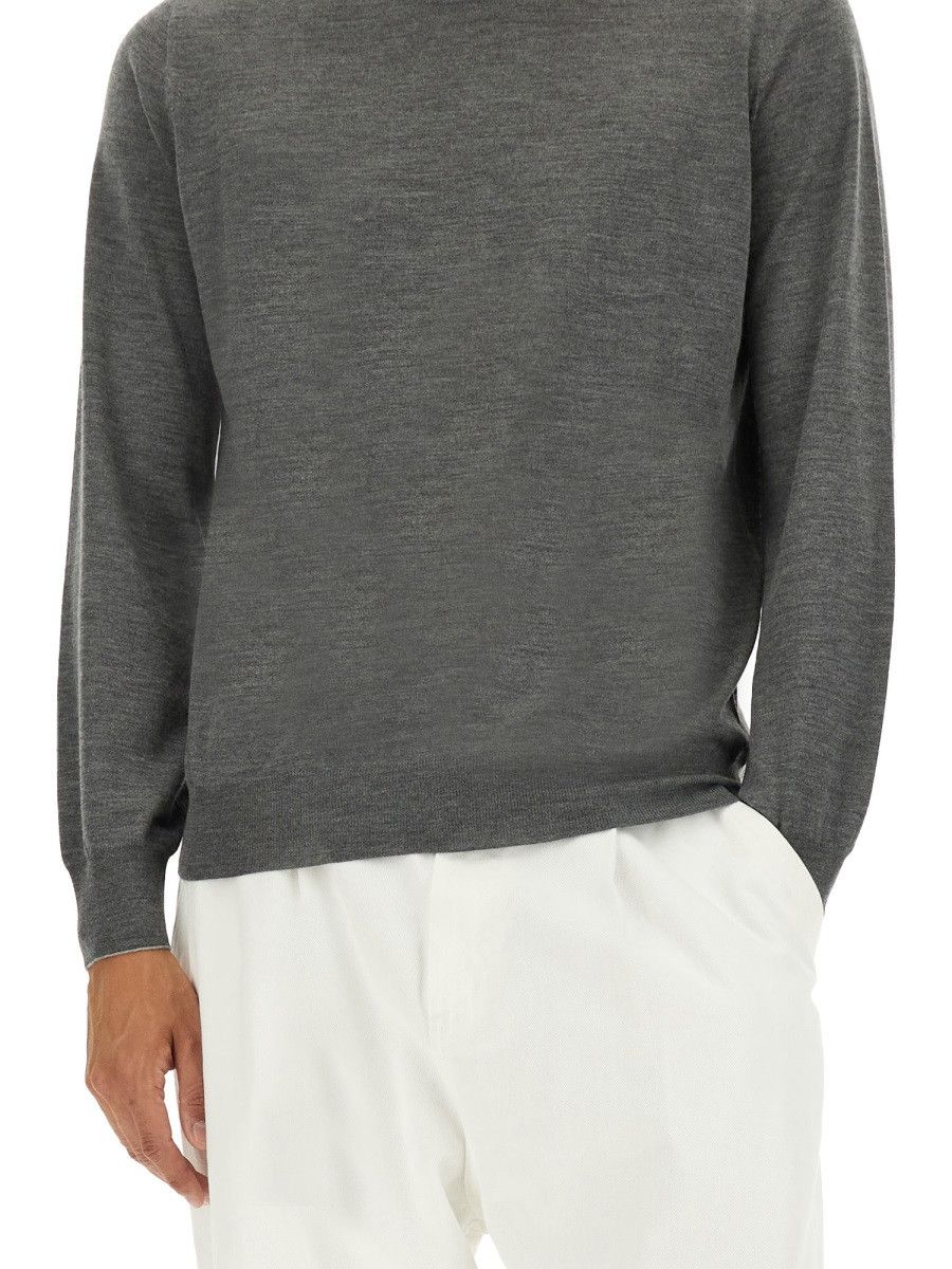 Brunello Cucinelli BRUNELLO CUCINELLI TURTLENECK SHIRT - GREY (IT 48) Size US M / EU 48-50 / 2 - 4 Thumbnail