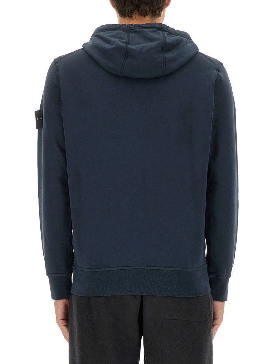 Stone Island STONE ISLAND SWEATSHIRT WITH LOGO - BLUE Size US L / EU 52-54 / 3 - 4 Thumbnail