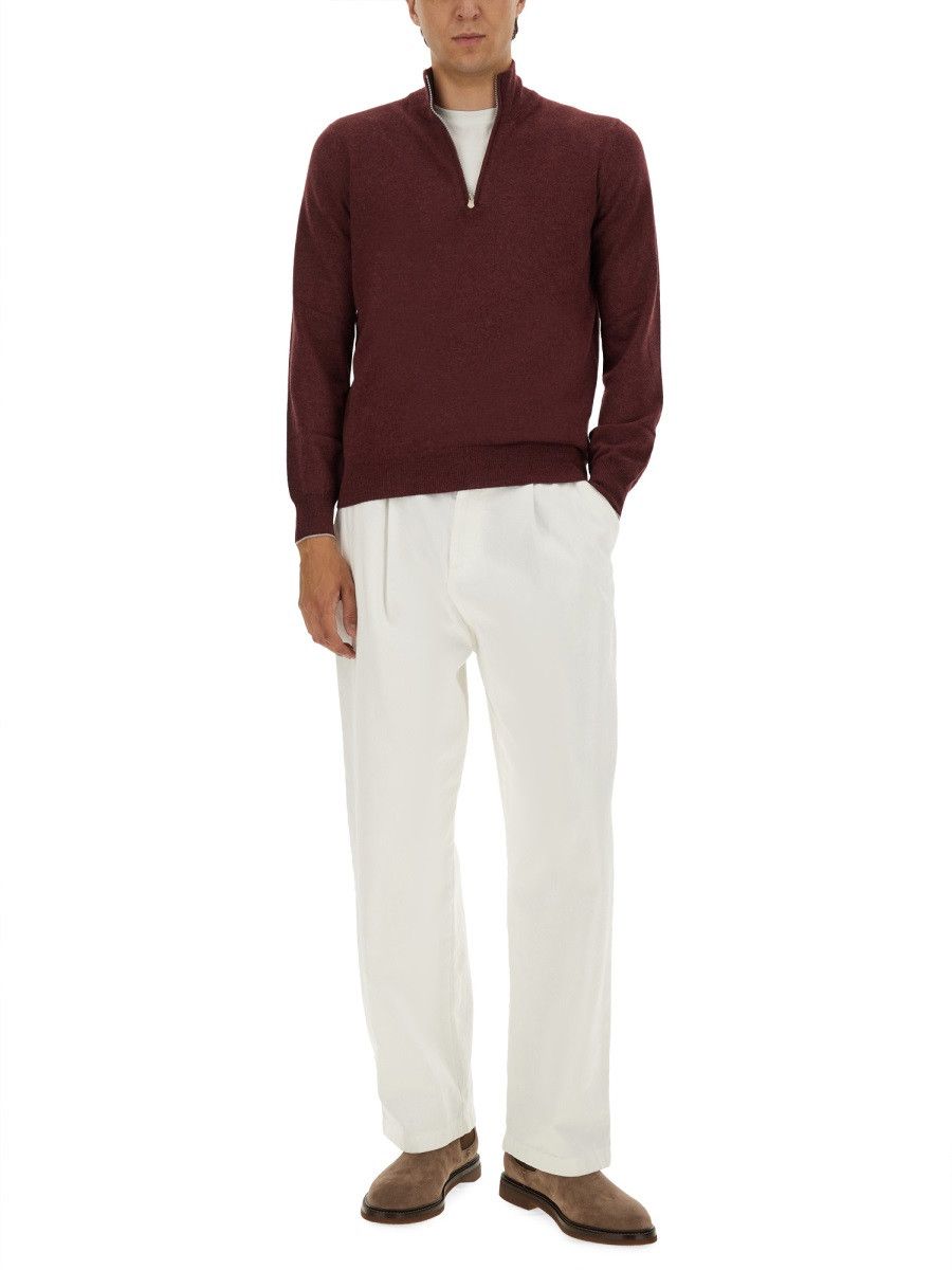 Brunello Cucinelli BRUNELLO CUCINELLI CASHMERE TURTLENECK SWEATER - BRO (IT 52) Size US XL / EU 56 / 4 - 2 Thumbnail