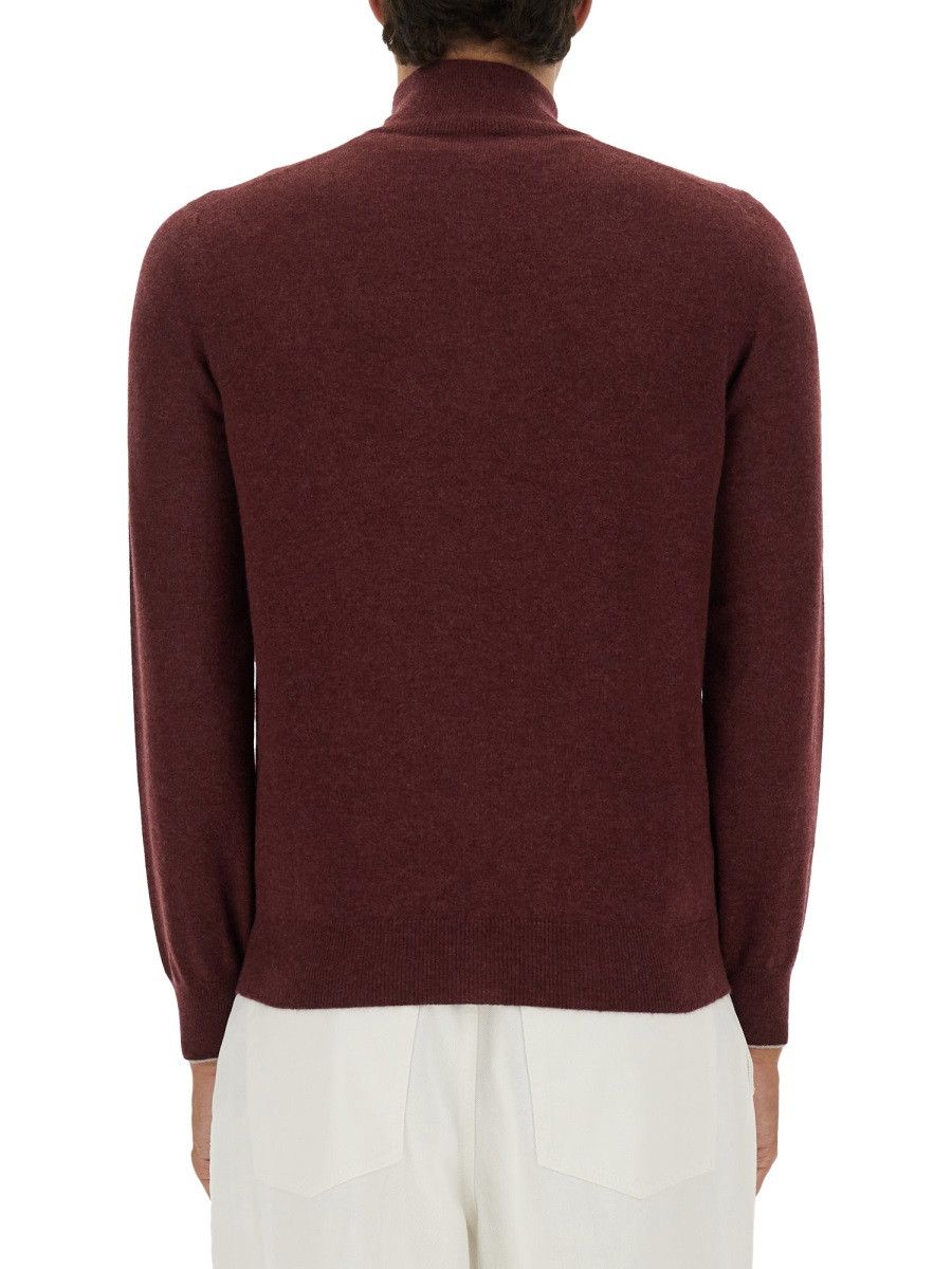 Brunello Cucinelli BRUNELLO CUCINELLI CASHMERE TURTLENECK SWEATER - BRO (IT 52) Size US XL / EU 56 / 4 - 3 Thumbnail
