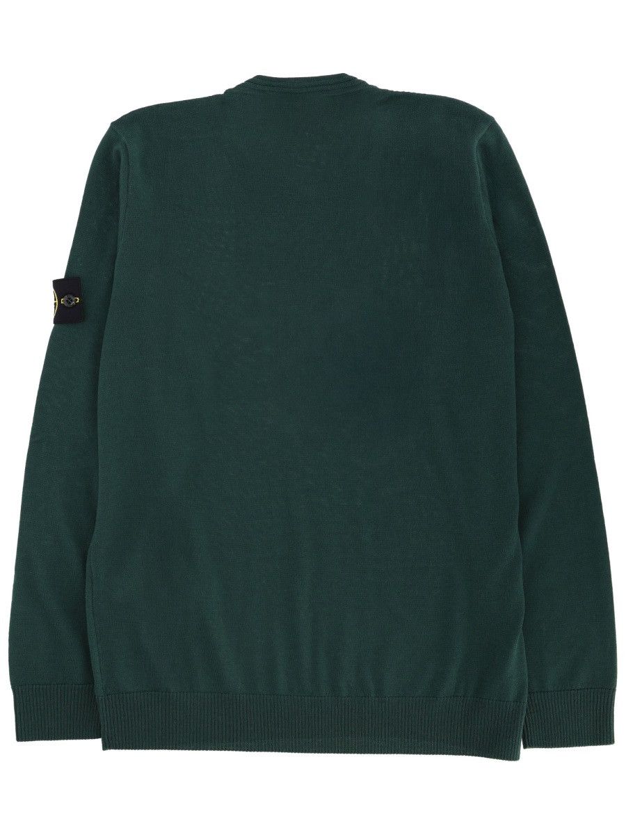 Stone Island STONE ISLAND JERSEY WITH LOGO PATCH - GREEN Size US S / EU 44-46 / 1 - 2 Thumbnail
