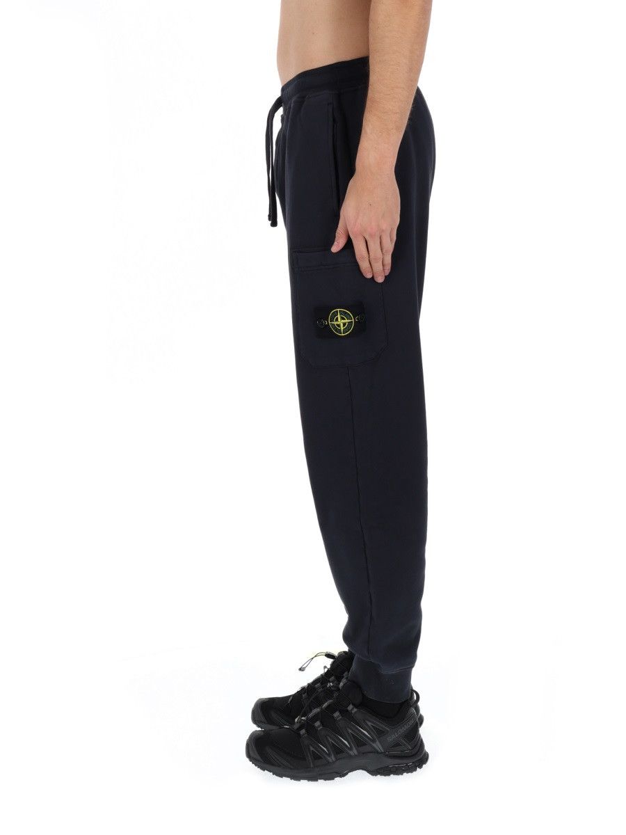 Stone Island STONE ISLAND JOGGER PANTS WITH LOGO PATCH - BLUE Size US 40 / EU 56 - 4 Thumbnail