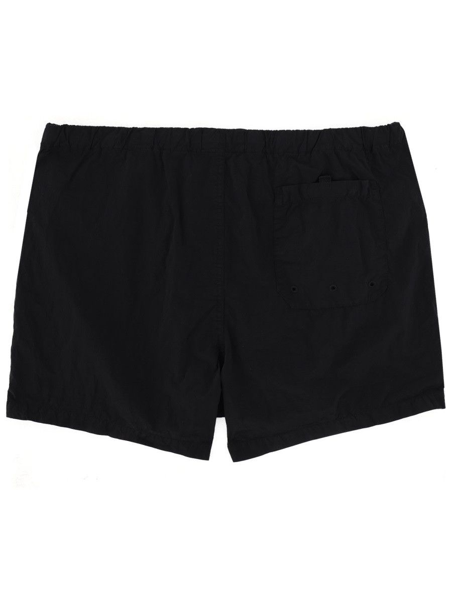 Stone Island STONE ISLAND SWIMSUIT WITH LOGO PATCH - BLACK Size US 30 / EU 46 - 2 Thumbnail