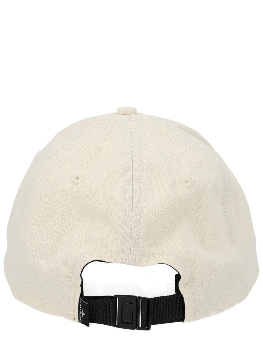 Stone Island STONE ISLAND BASEBALL HAT WITH LOGO - IVORY Size ONE SIZE - 2 Thumbnail