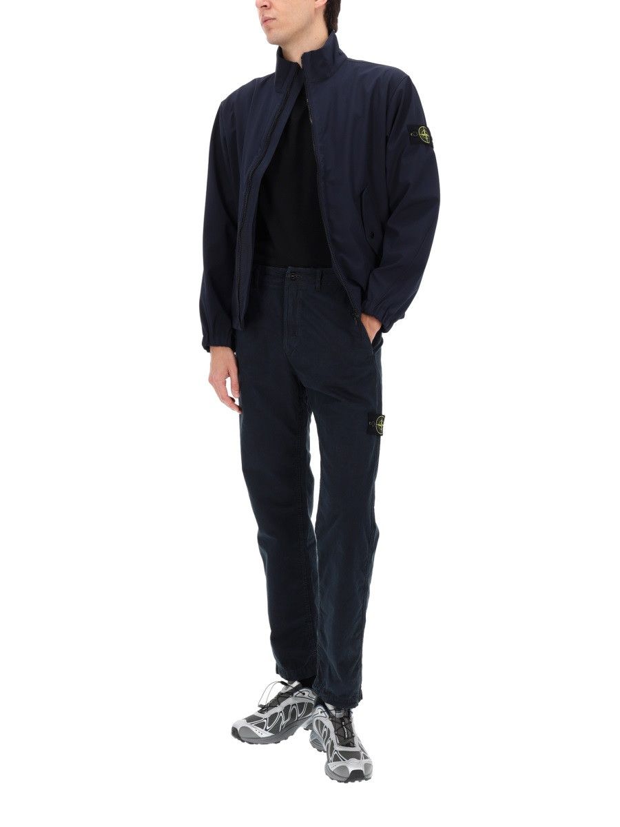 Stone Island STONE ISLAND PANTS WITH LOGO PATCH - BLUE (JEANS 30) Size US 30 / EU 46 - 2 Thumbnail